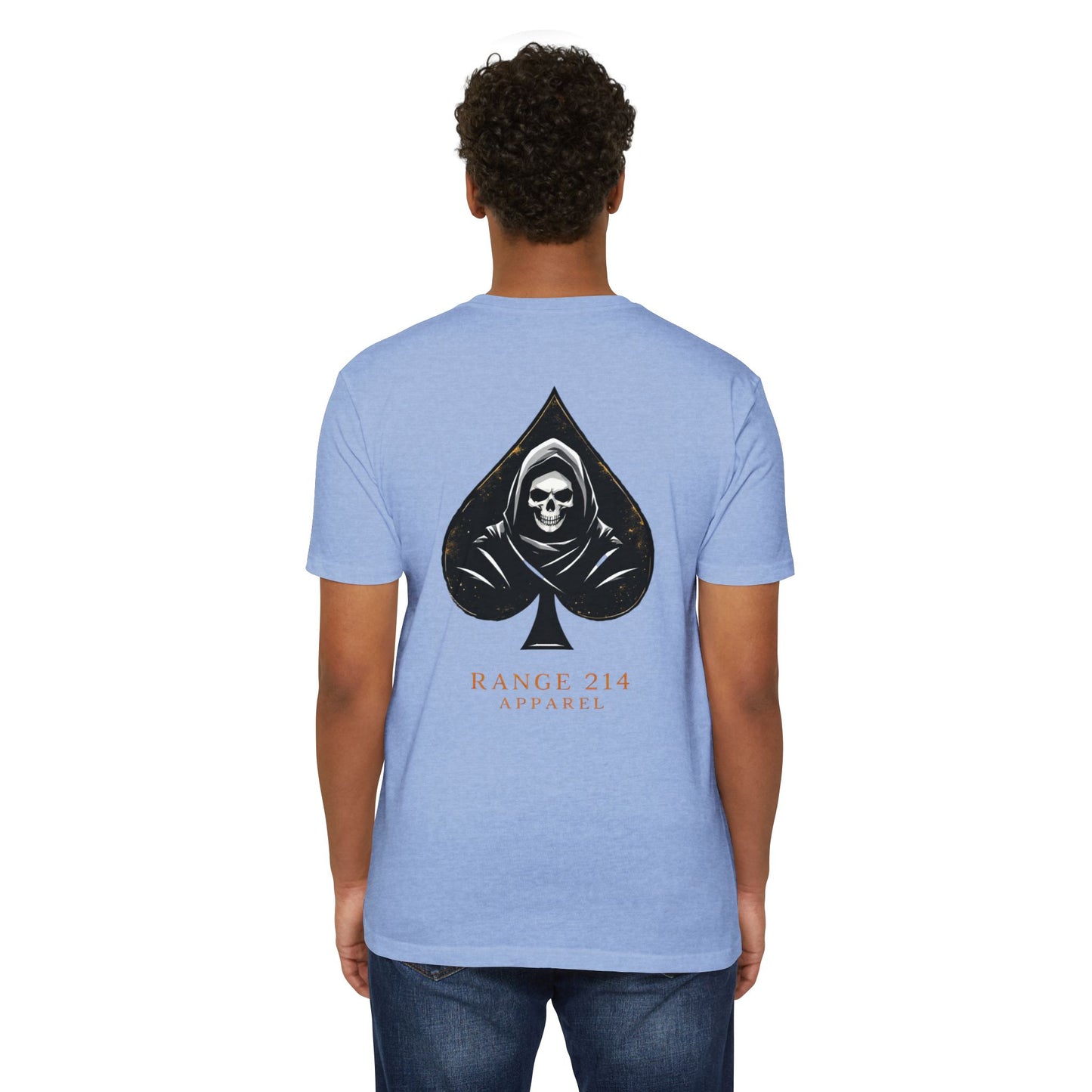 Unisex Skull & Spade Graphic T-Shirt - Range 214 Apparel