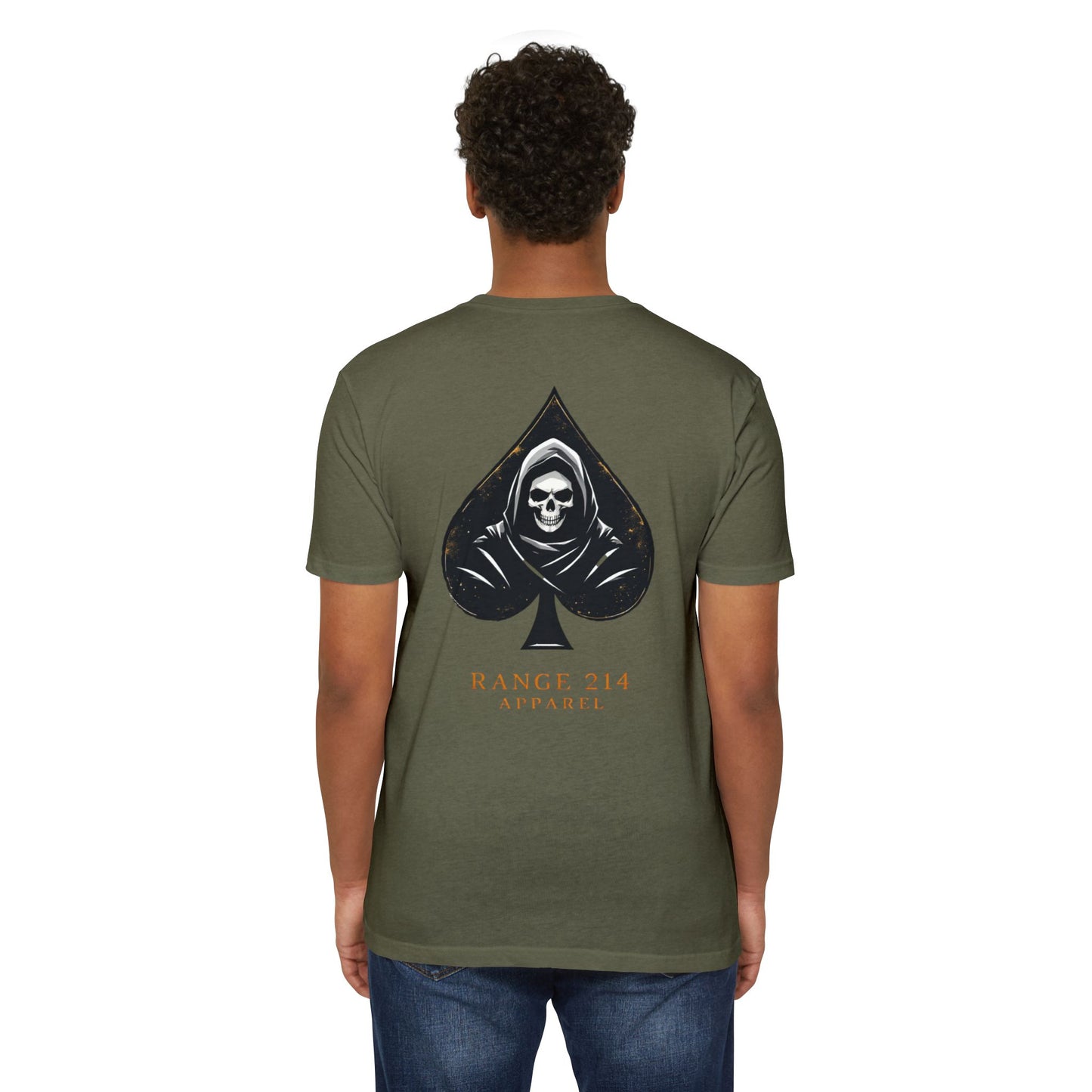 Unisex Skull & Spade Graphic T-Shirt - Range 214 Apparel