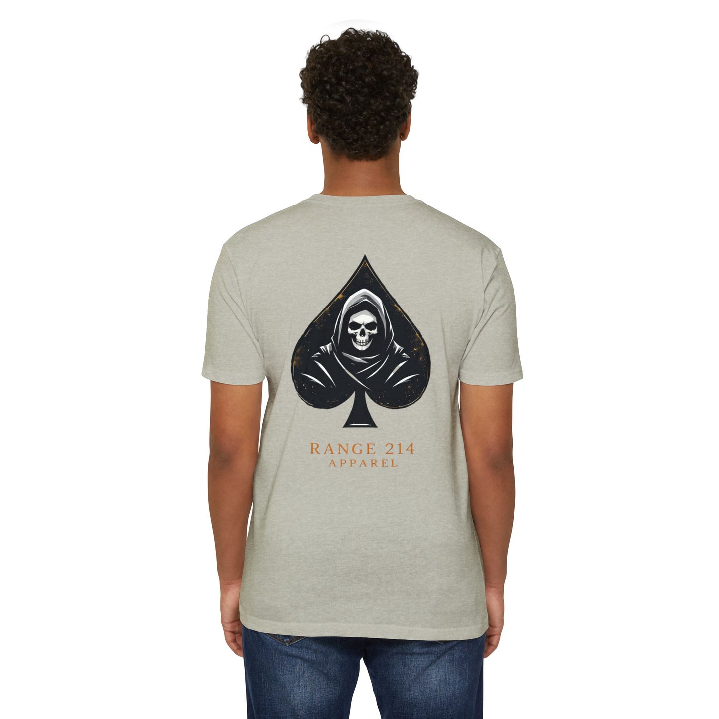 Unisex Skull & Spade Graphic T-Shirt - Range 214 Apparel