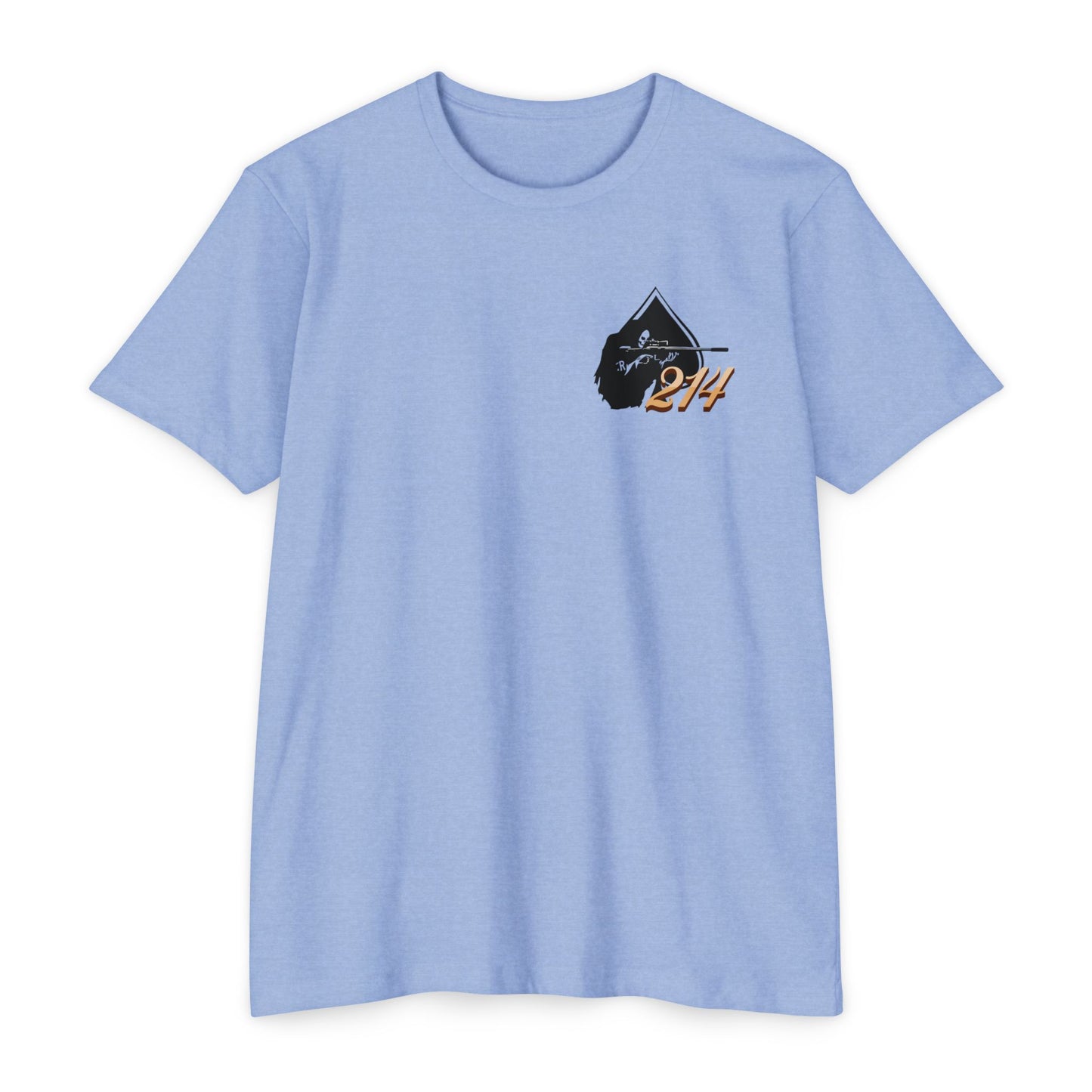 Unisex Skull & Spade Graphic T-Shirt - Range 214 Apparel