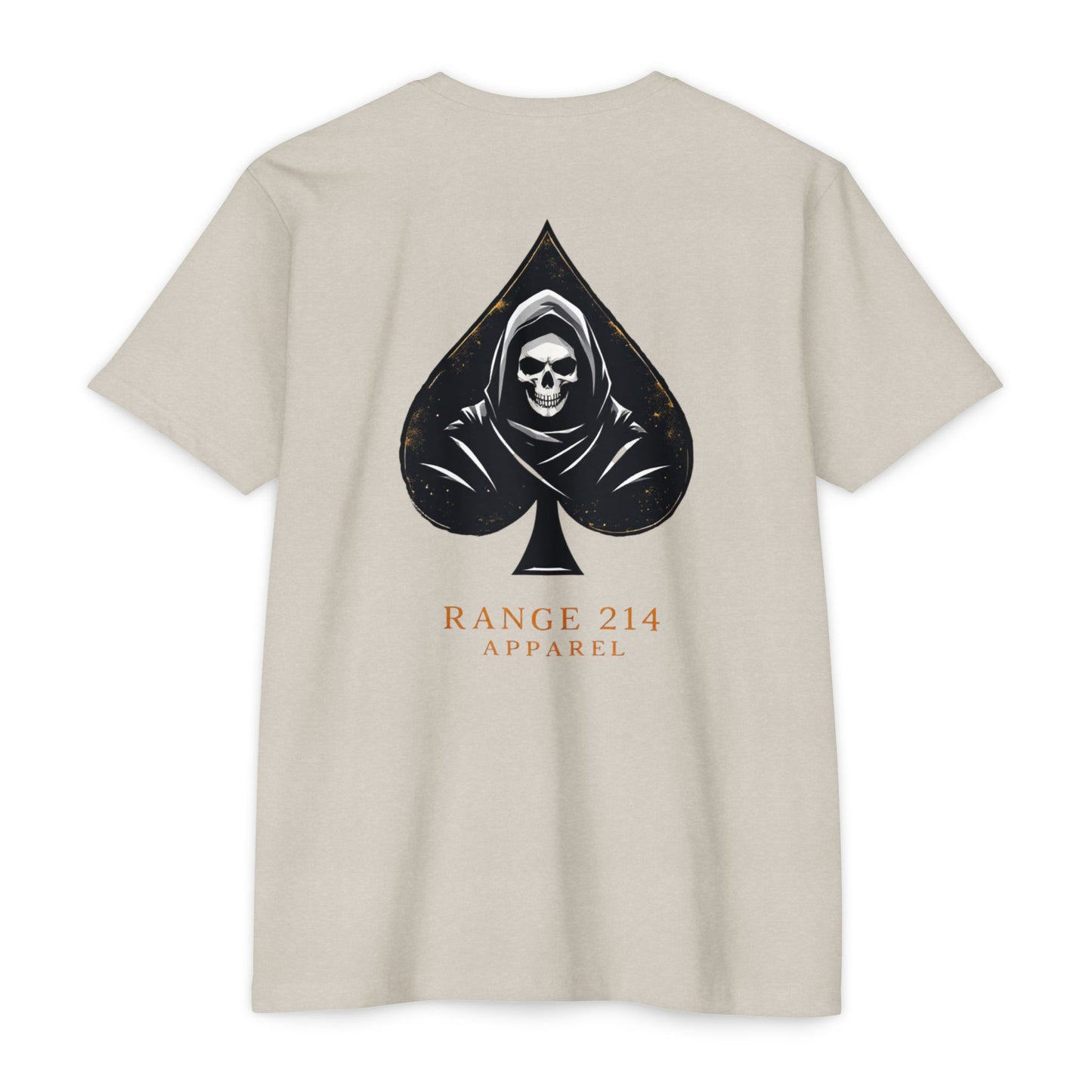 Unisex Skull & Spade Graphic T-Shirt - Range 214 Apparel