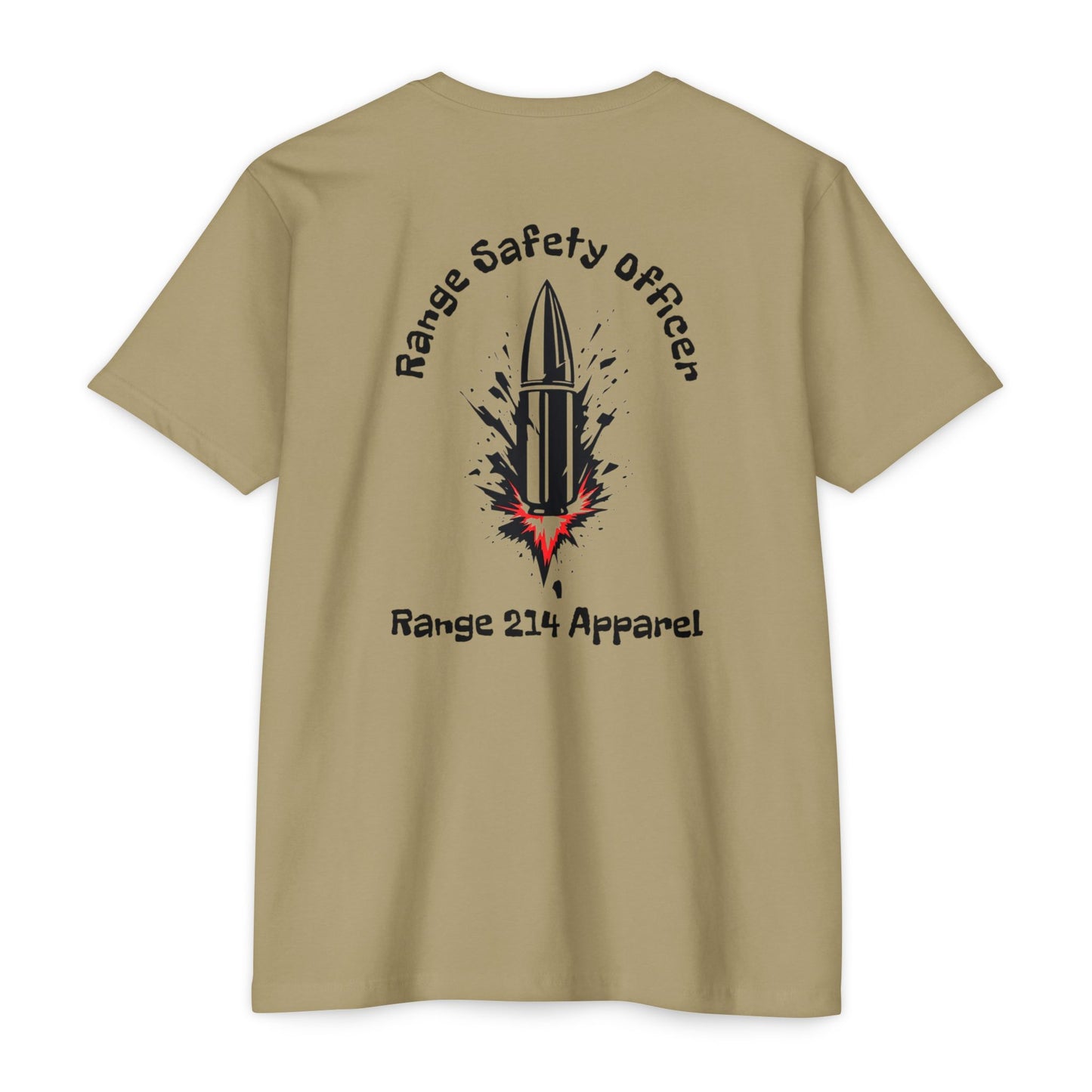 Range 214 Safety Officer T-Shirt - Unisex Shooting Range Apparel