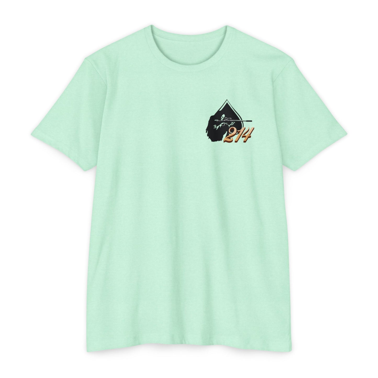 Unisex Skull & Spade Graphic T-Shirt - Range 214 Apparel