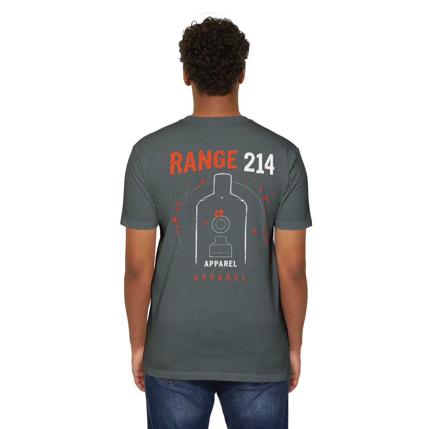 Unisex CVC Jersey T-Shirt - Range 214 Graphic Tee for Adventure Lovers