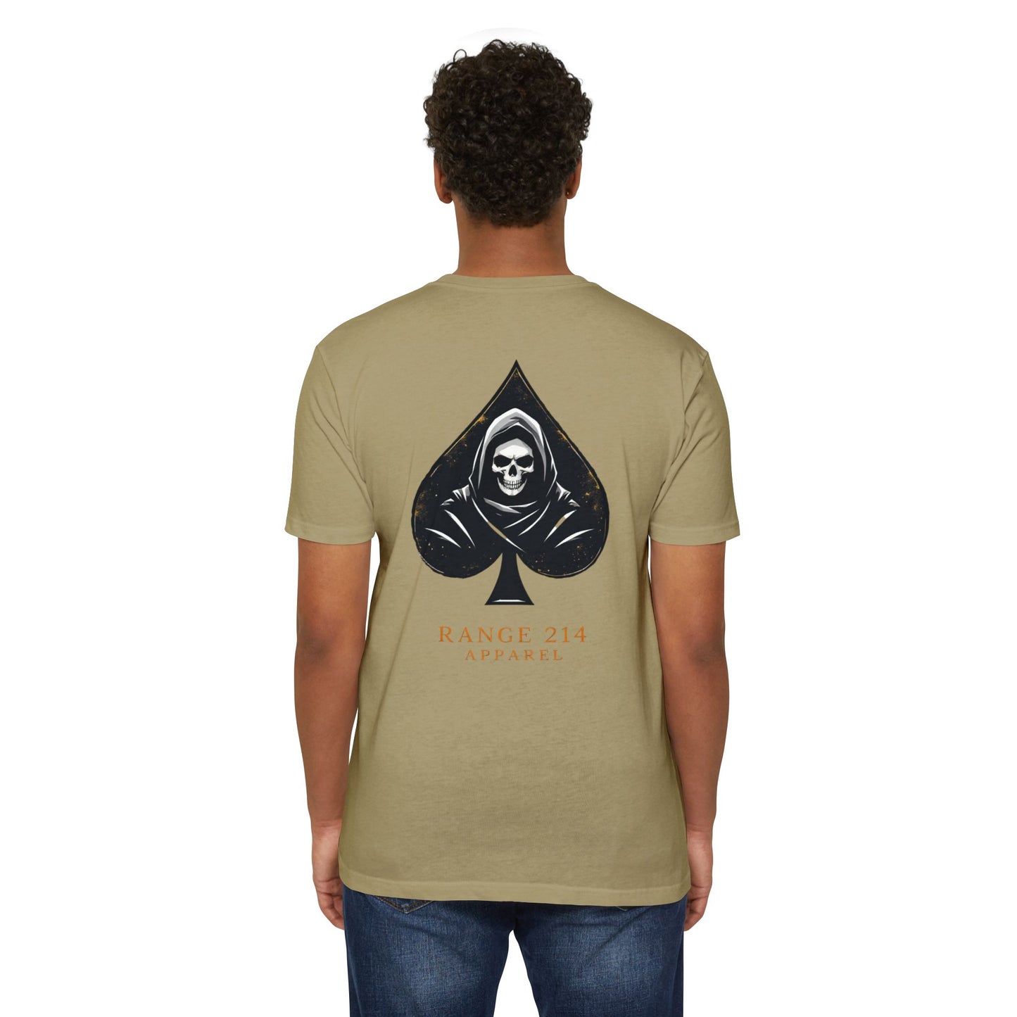 Unisex Skull & Spade Graphic T-Shirt - Range 214 Apparel