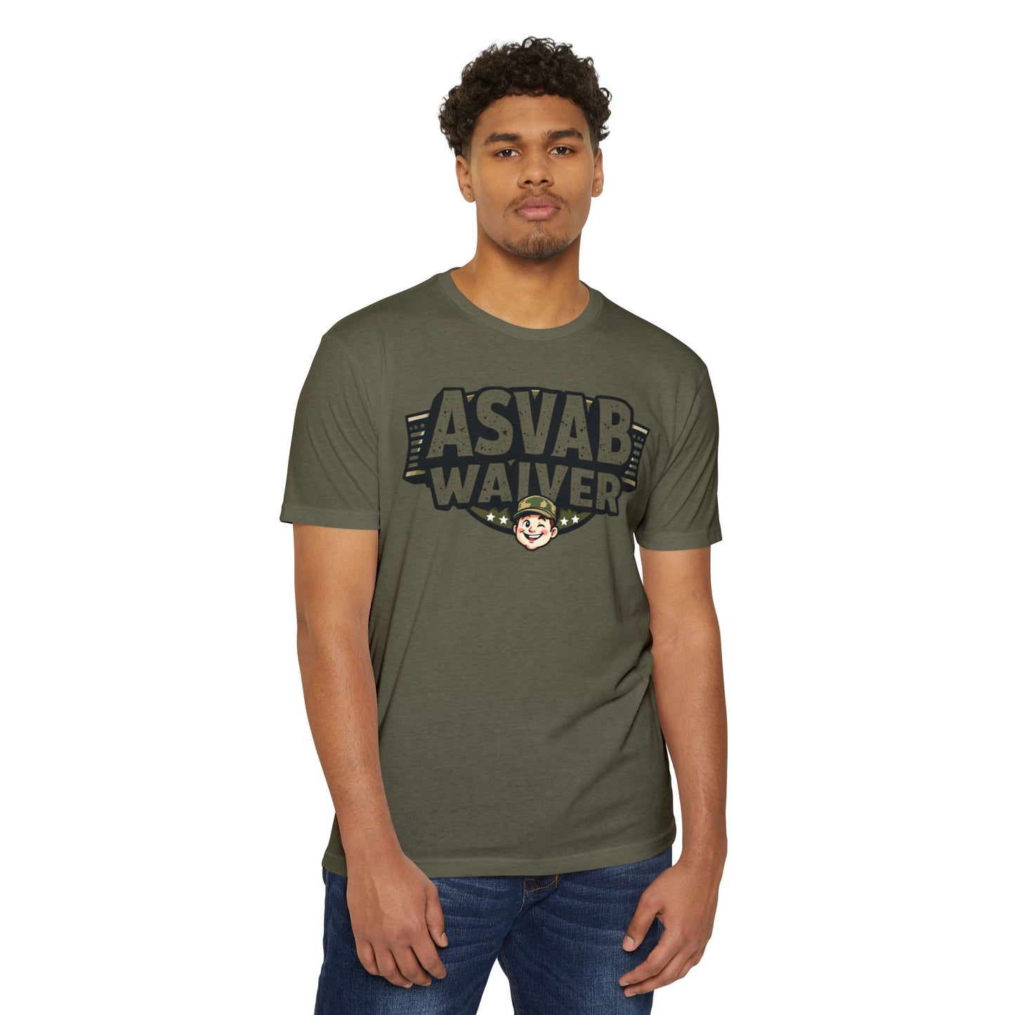 ASVAB Waiver Unisex CVC Jersey T-Shirt - Military Humor Tee