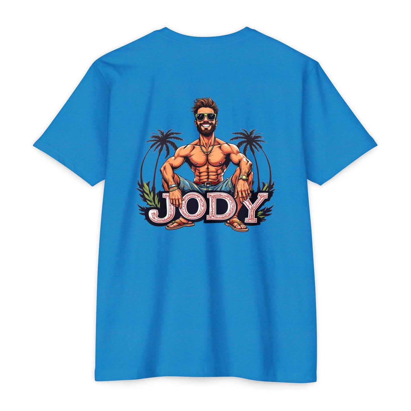 Personalized JODY Graphic Unisex T-Shirt - Casual Beach Vibe, Summer Ready