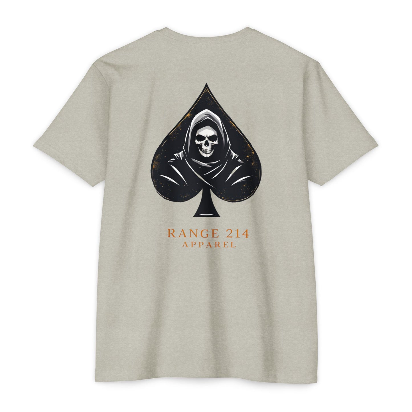 Unisex Skull & Spade Graphic T-Shirt - Range 214 Apparel