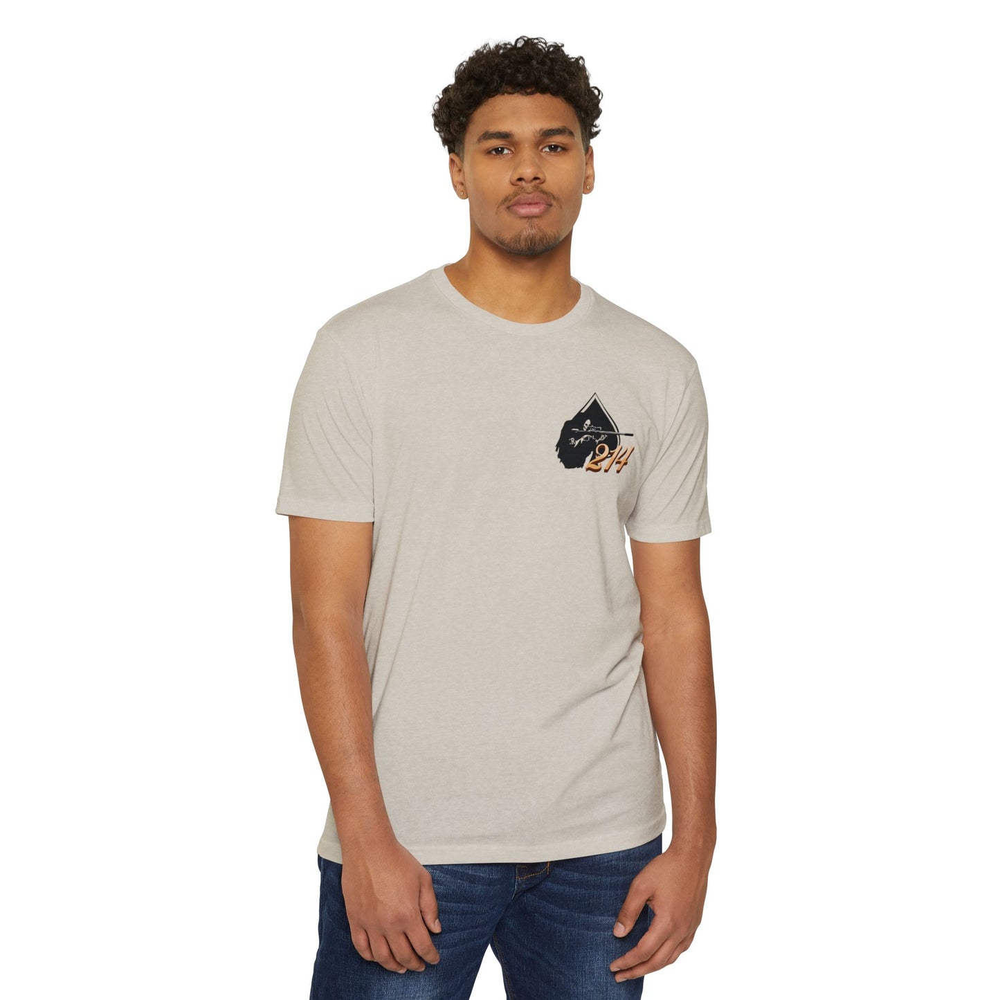 Unisex Skull & Spade Graphic T-Shirt - Range 214 Apparel