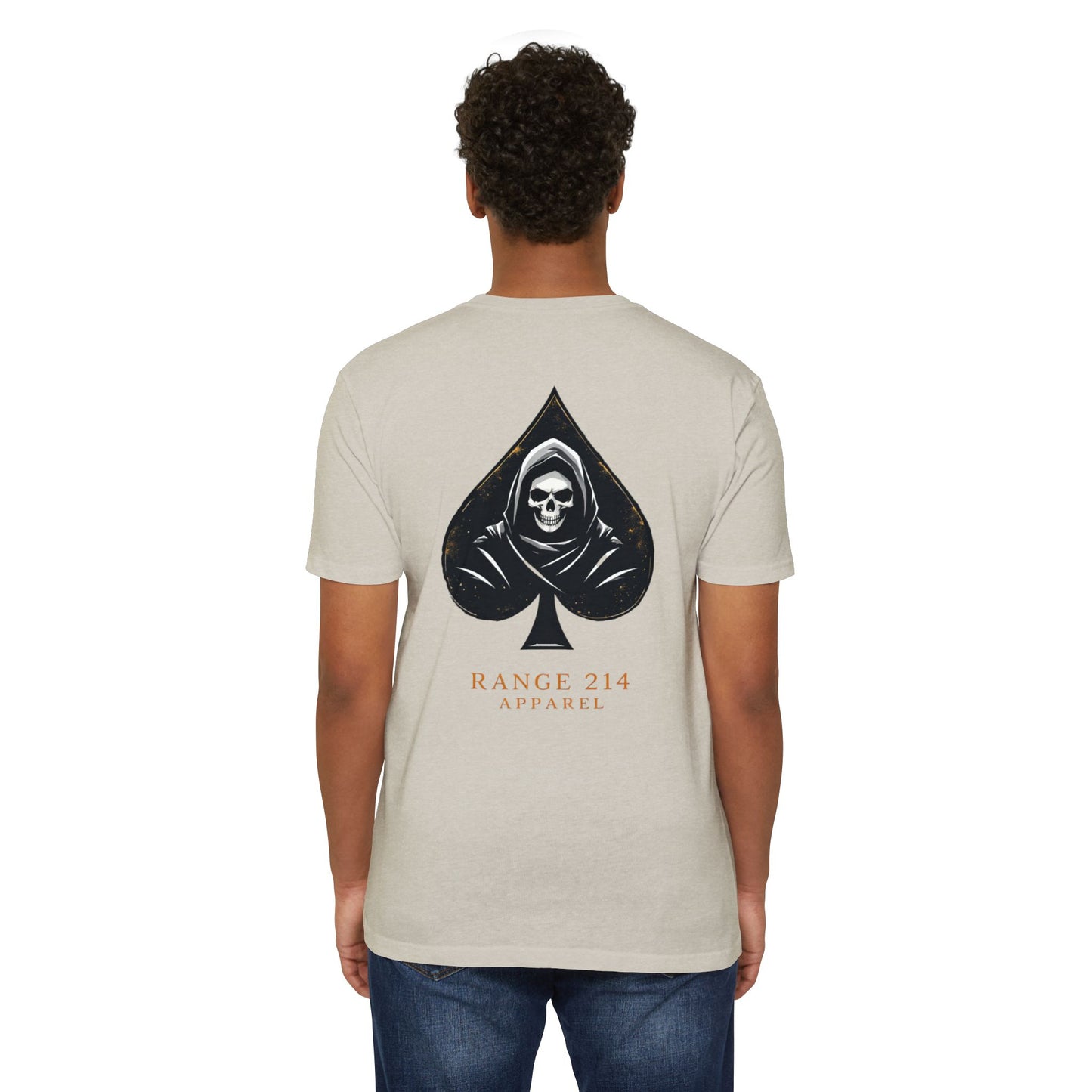 Unisex Skull & Spade Graphic T-Shirt - Range 214 Apparel