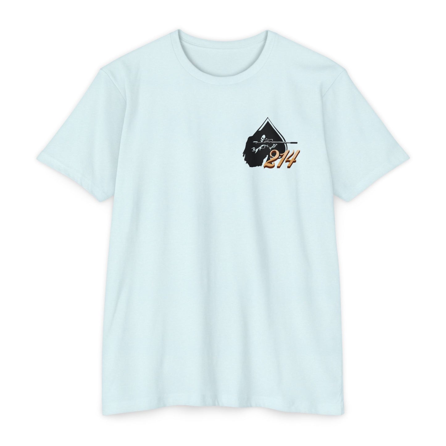 Unisex Skull & Spade Graphic T-Shirt - Range 214 Apparel