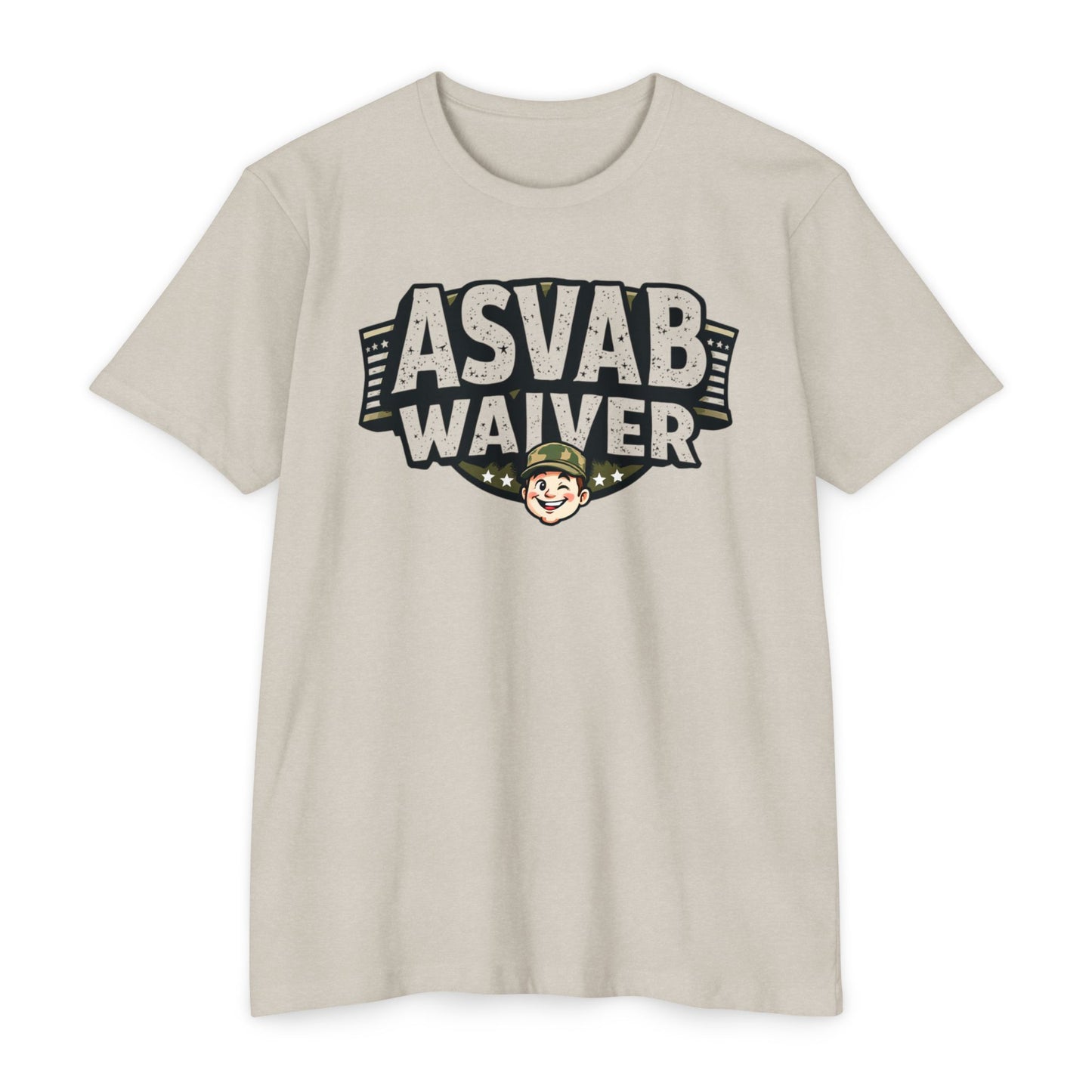 ASVAB Waiver Unisex CVC Jersey T-Shirt - Military Humor Tee