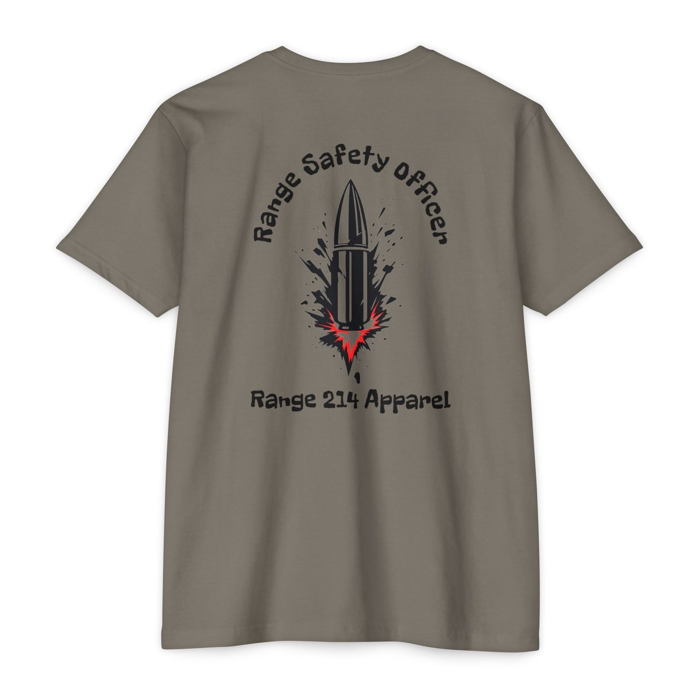 Range 214 Safety Officer T-Shirt - Unisex Shooting Range Apparel
