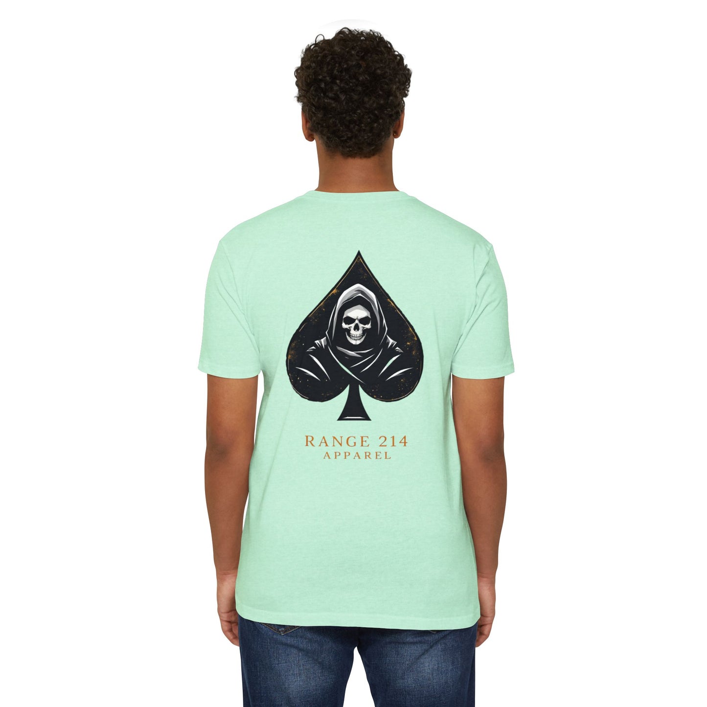 Unisex Skull & Spade Graphic T-Shirt - Range 214 Apparel