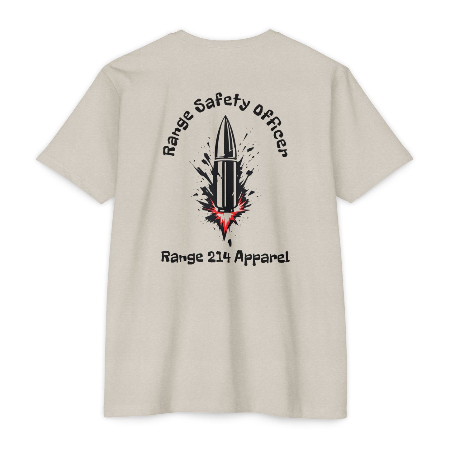 Range 214 Safety Officer T-Shirt - Unisex Shooting Range Apparel