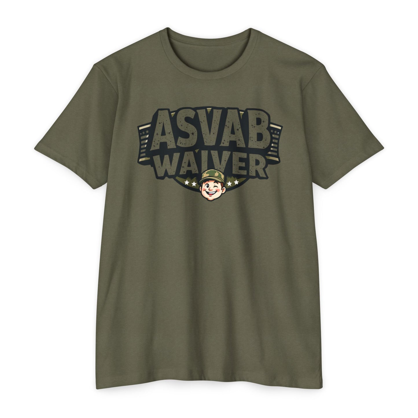 ASVAB Waiver Unisex CVC Jersey T-Shirt - Military Humor Tee