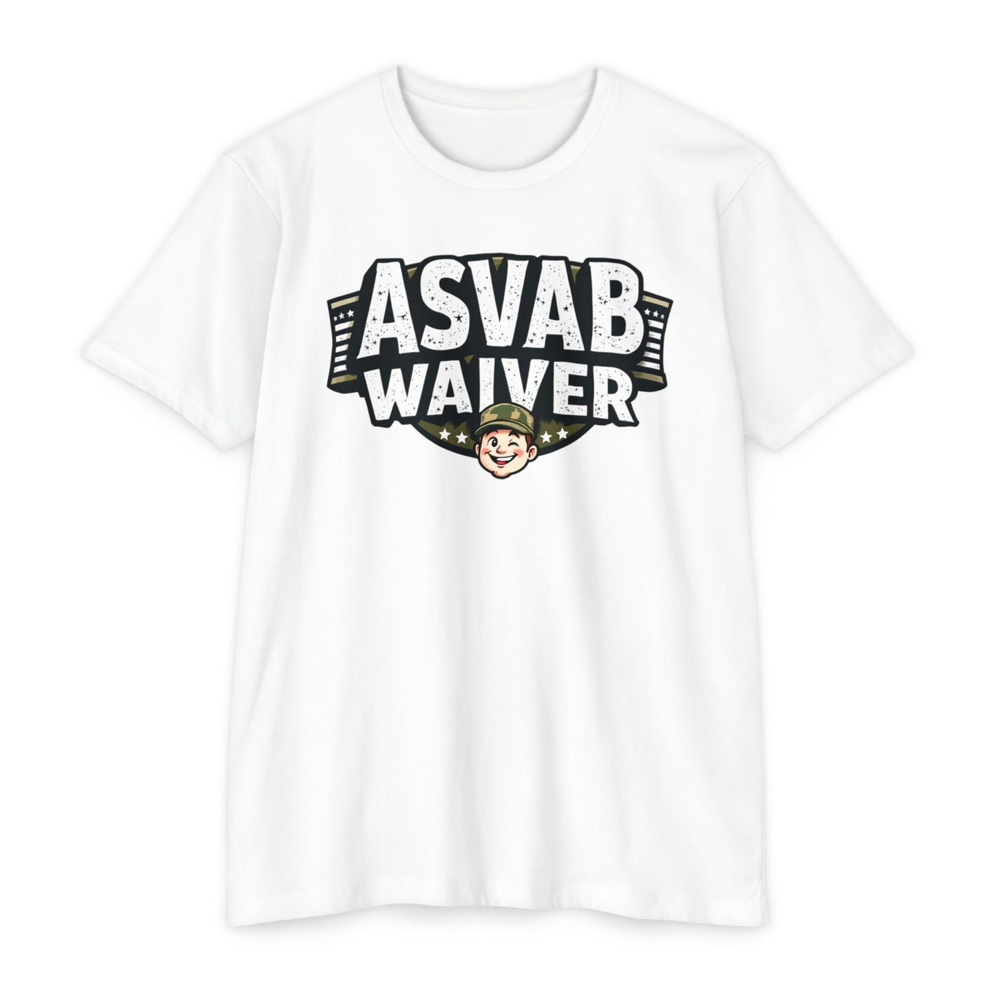 ASVAB Waiver Unisex CVC Jersey T-Shirt - Military Humor Tee