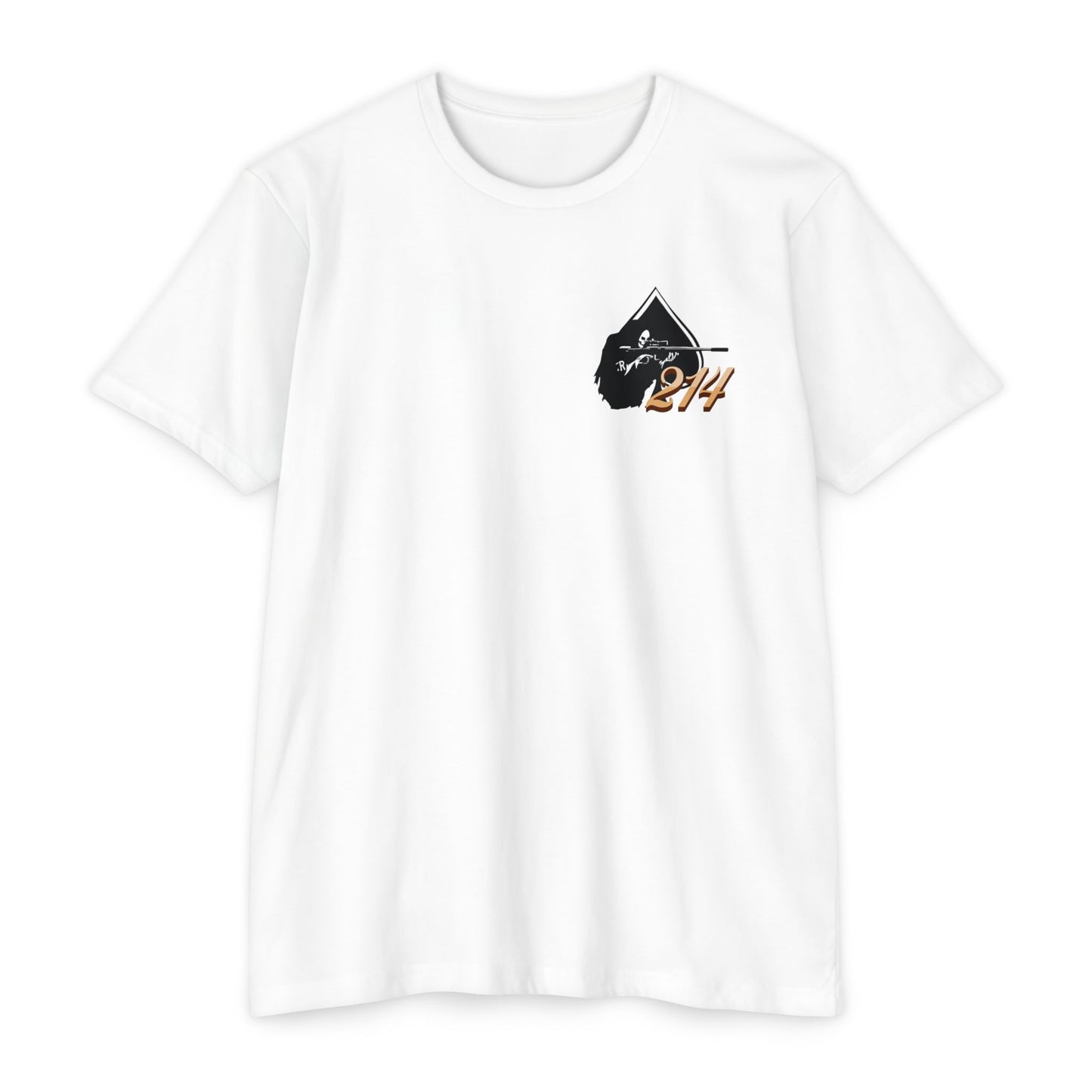 Unisex Skull & Spade Graphic T-Shirt - Range 214 Apparel