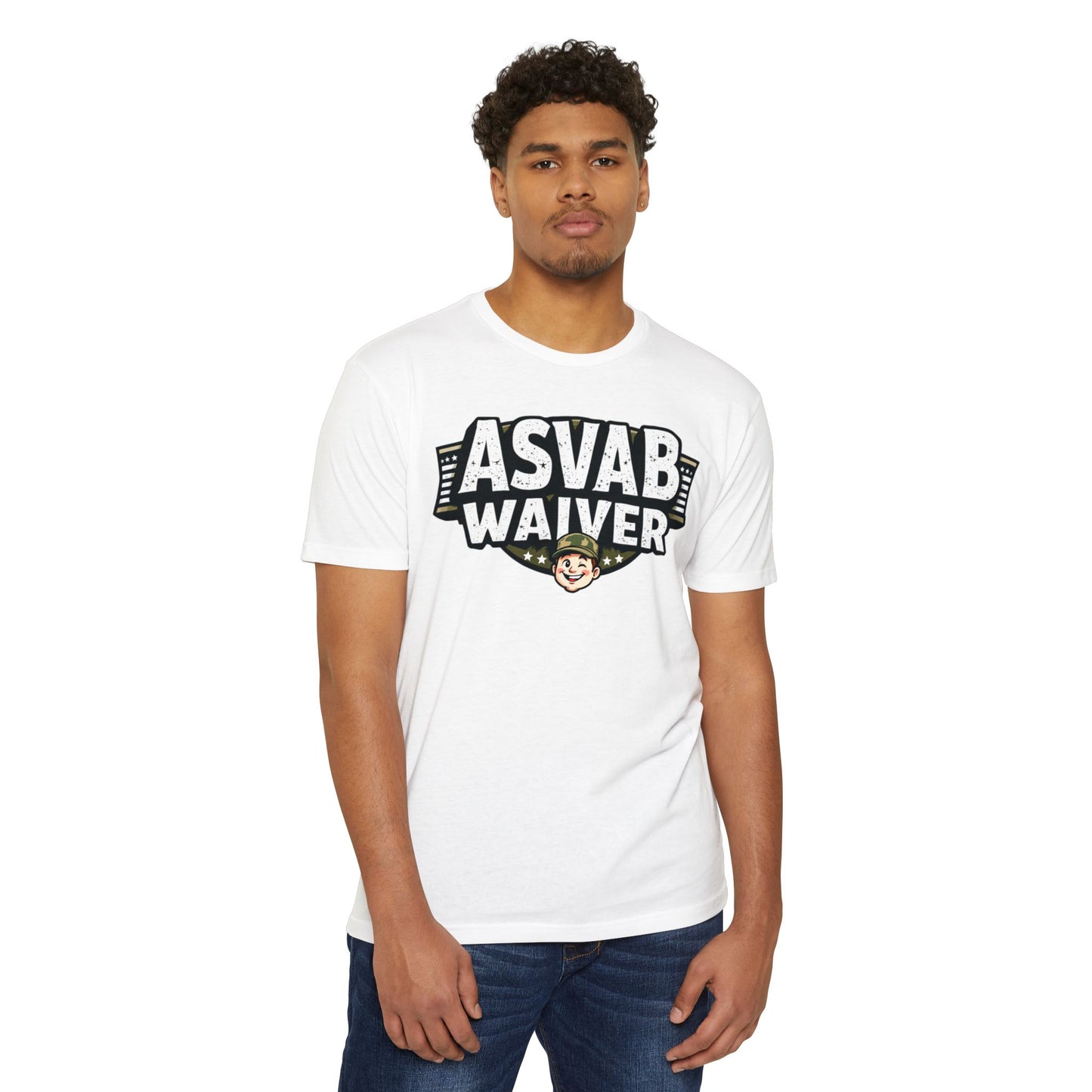 ASVAB Waiver Unisex CVC Jersey T-Shirt - Military Humor Tee