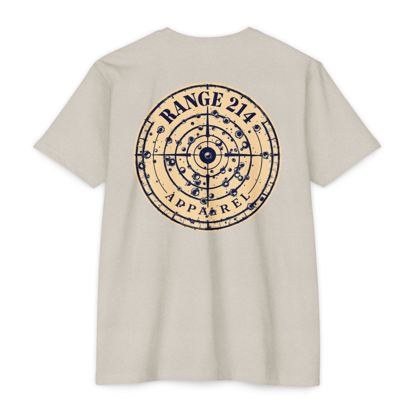 Range 214 Unisex CVC Jersey T-Shirt - Casual Style with Target Design