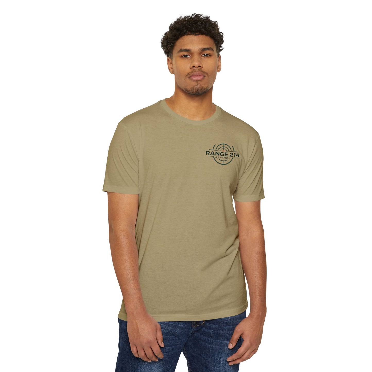 Unisex CVC Jersey T-Shirt - RANGE 214 Skull Graphic Tee