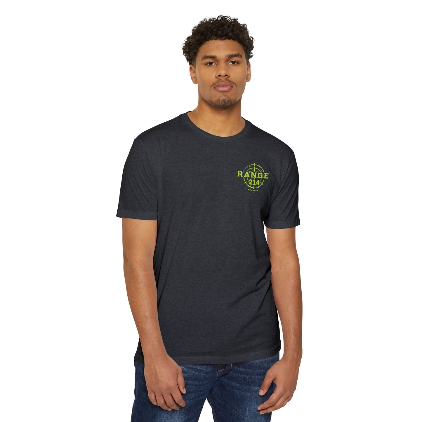 Range 214 Unisex CVC Jersey T-Shirt - Range 214 Shooting Sports Tee