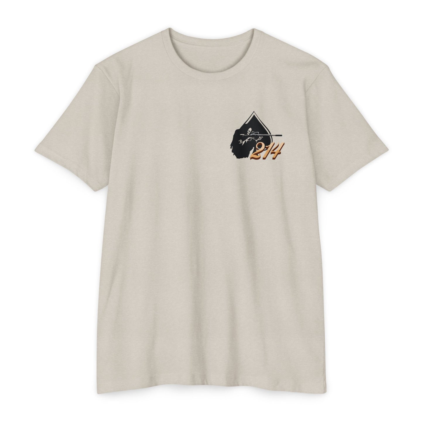Unisex Skull & Spade Graphic T-Shirt - Range 214 Apparel