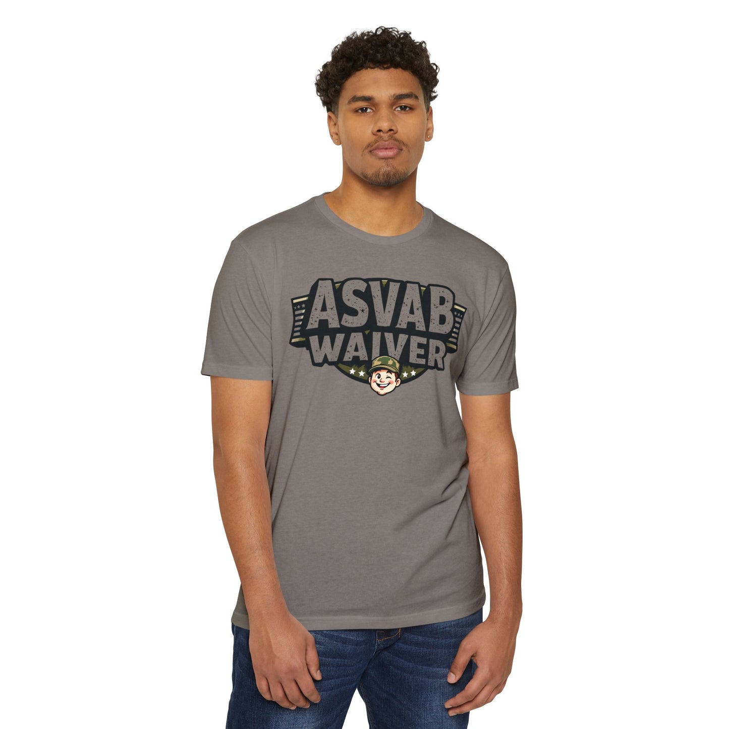 ASVAB Waiver Unisex CVC Jersey T-Shirt - Military Humor Tee