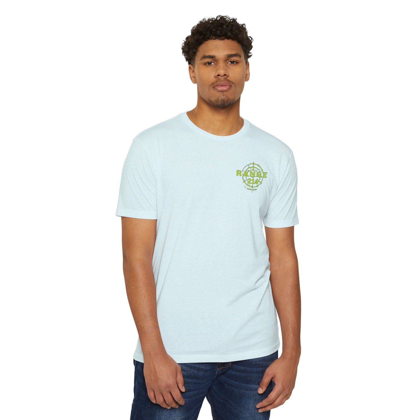 Range 214 Unisex CVC Jersey T-Shirt - Range 214 Shooting Sports Tee