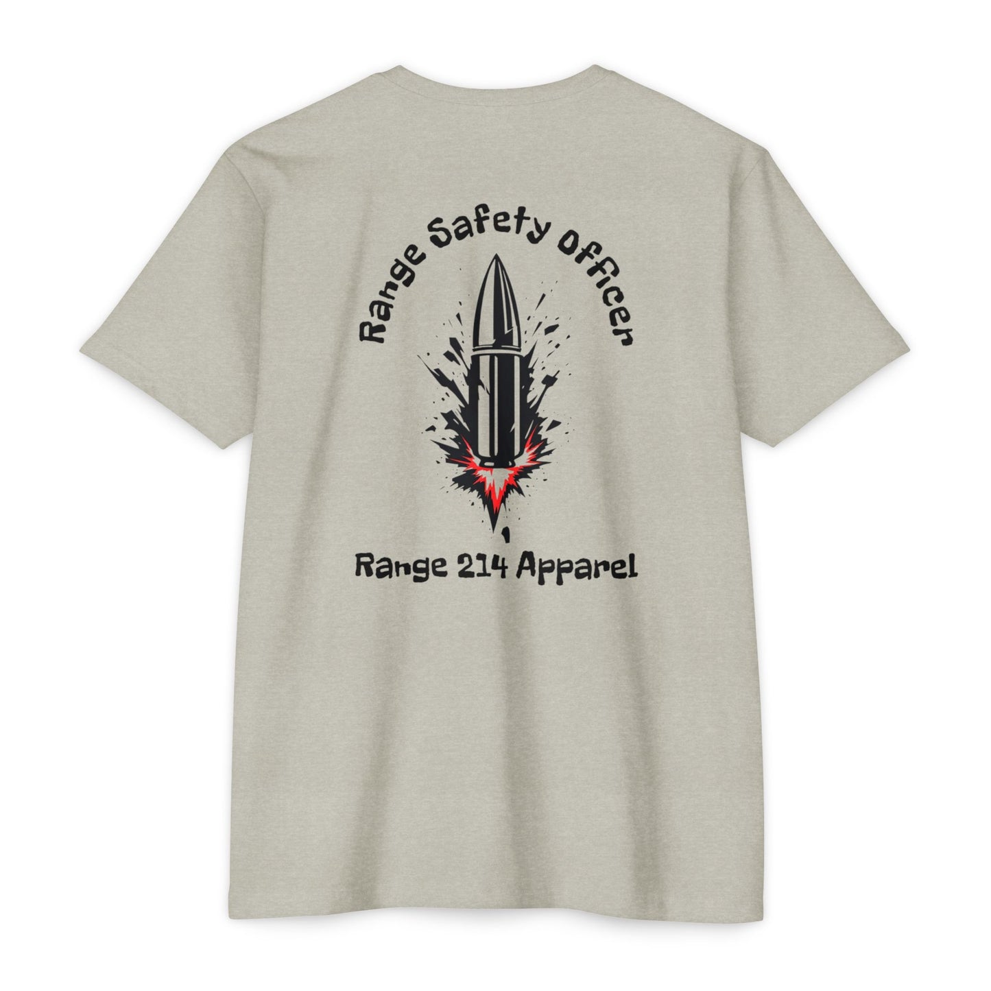Range 214 Safety Officer T-Shirt - Unisex Shooting Range Apparel