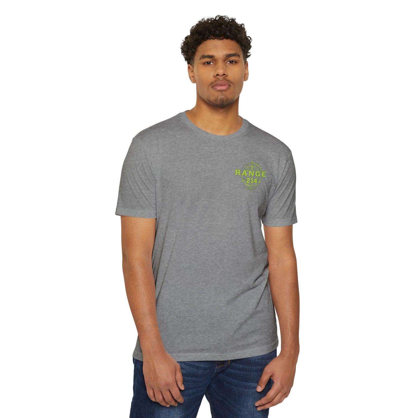 Range 214 Unisex CVC Jersey T-Shirt - Range 214 Shooting Sports Tee
