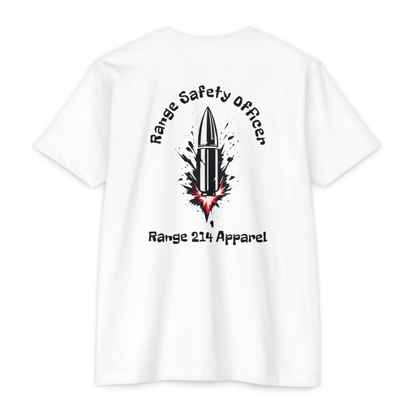 Range 214 Safety Officer T-Shirt - Unisex Shooting Range Apparel