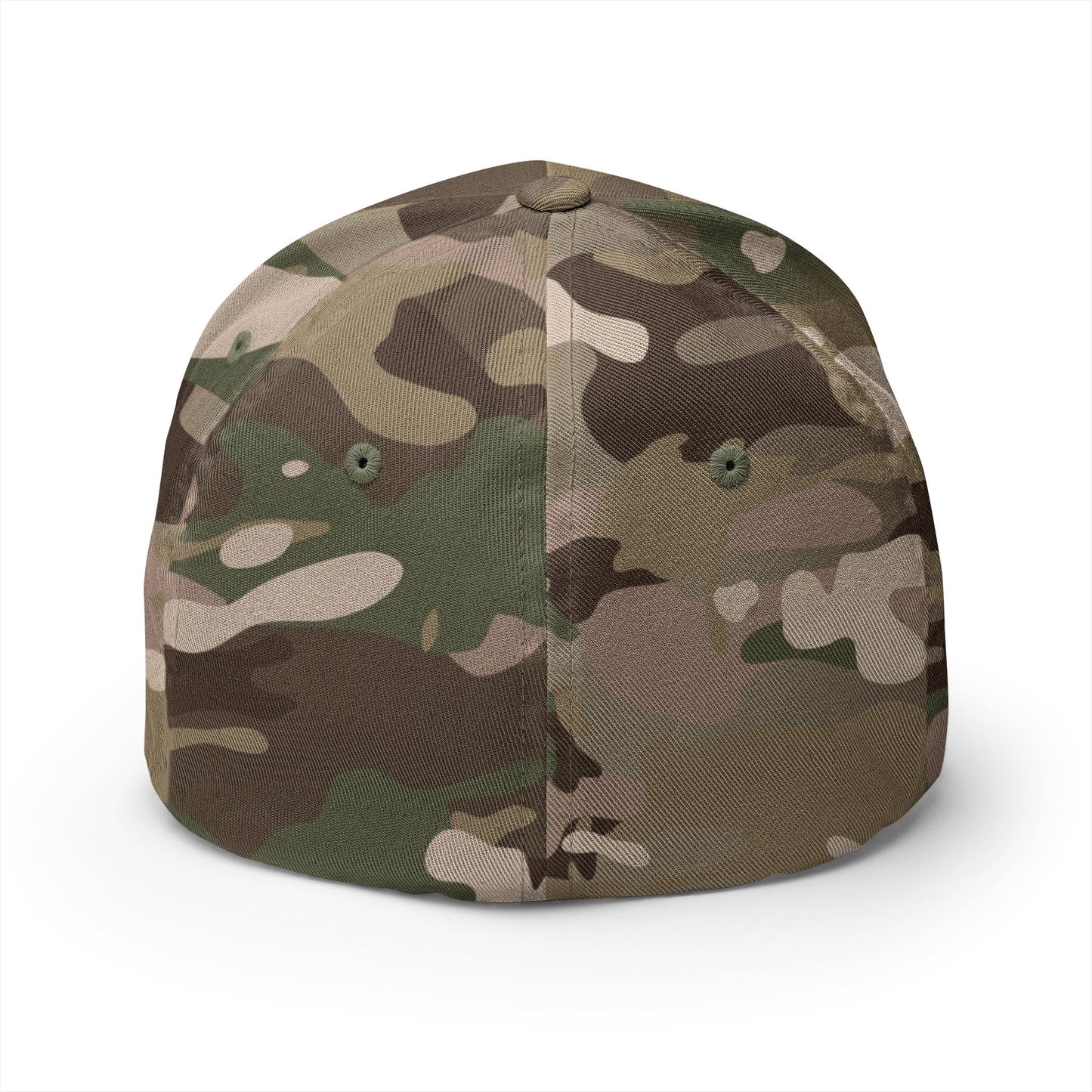 Range 214 Embroidered Flexfit Structured Cap - RANGE 214 Target Design