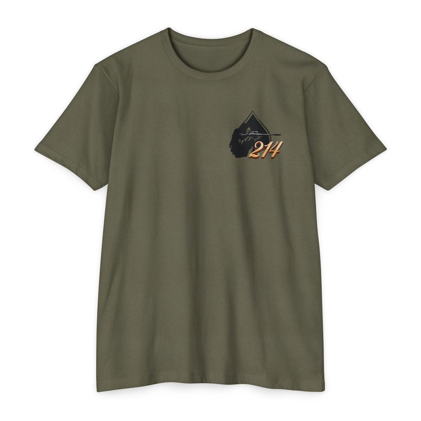 Unisex Skull & Spade Graphic T-Shirt - Range 214 Apparel