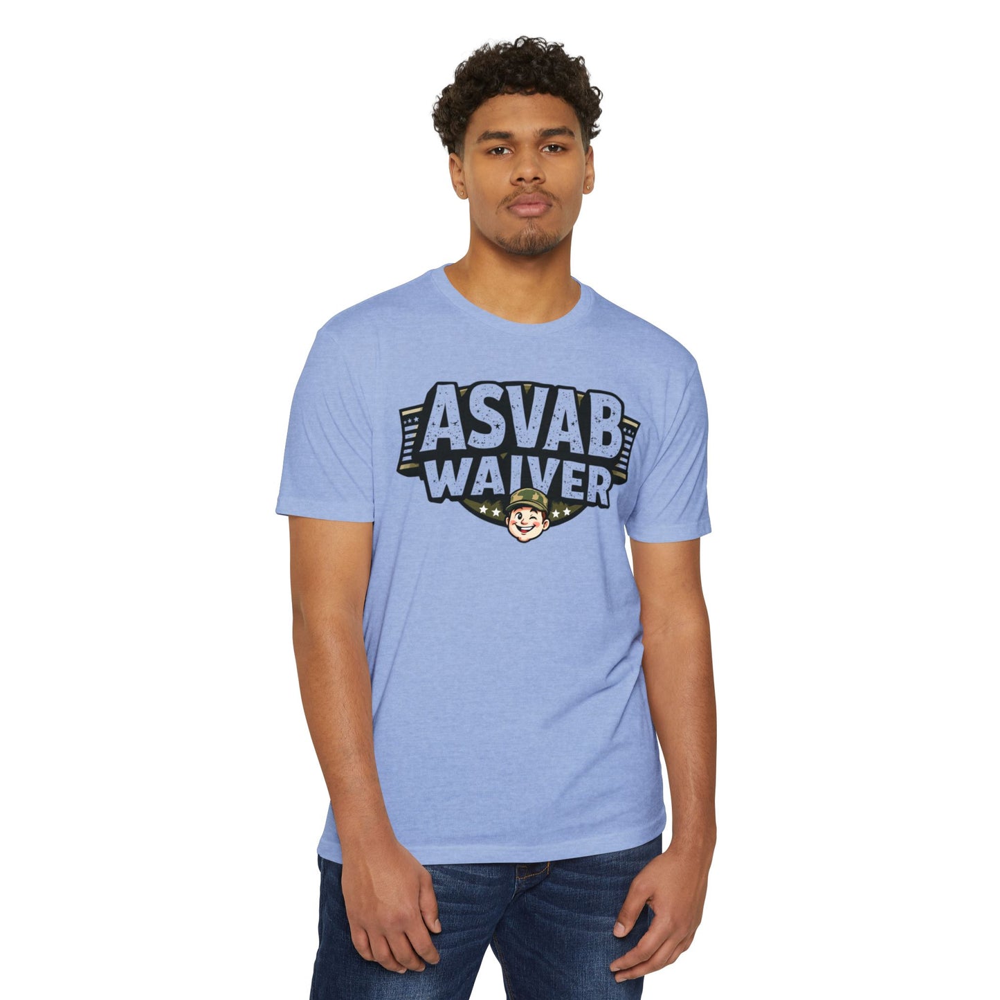 ASVAB Waiver Unisex CVC Jersey T-Shirt - Military Humor Tee