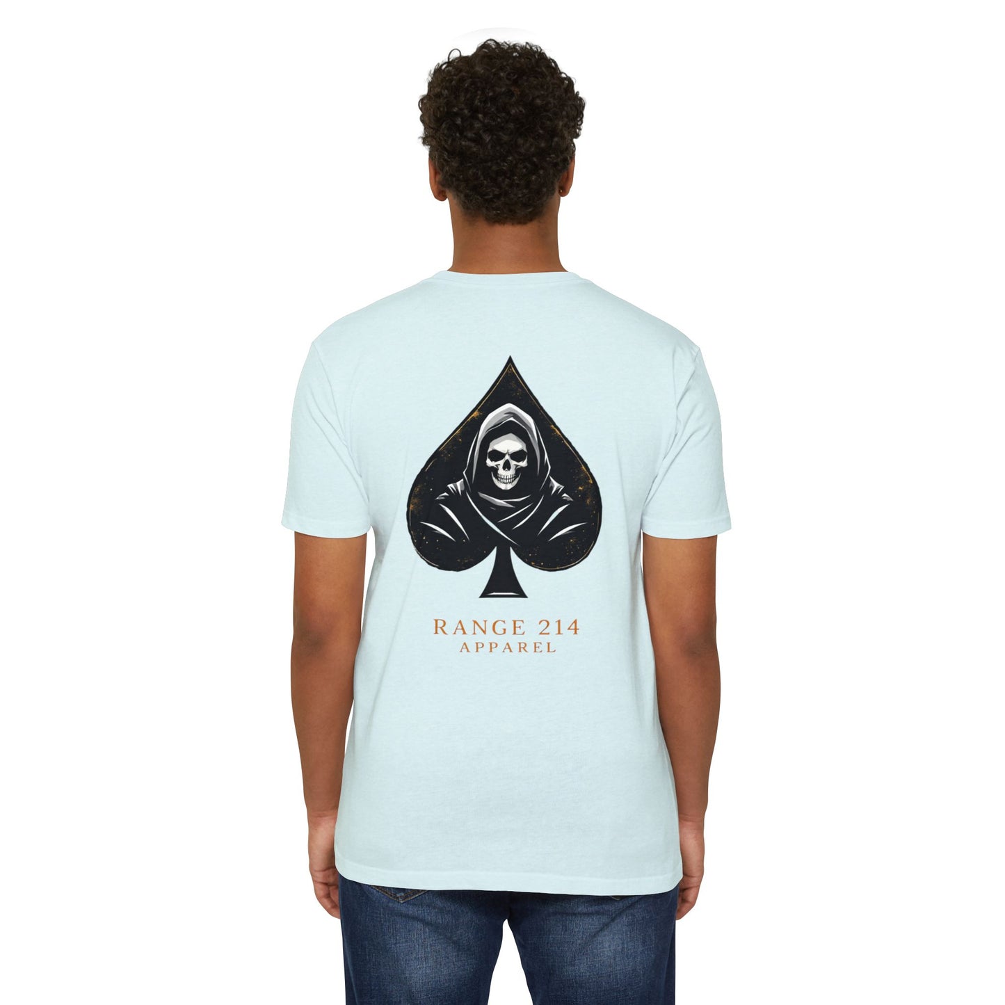 Unisex Skull & Spade Graphic T-Shirt - Range 214 Apparel