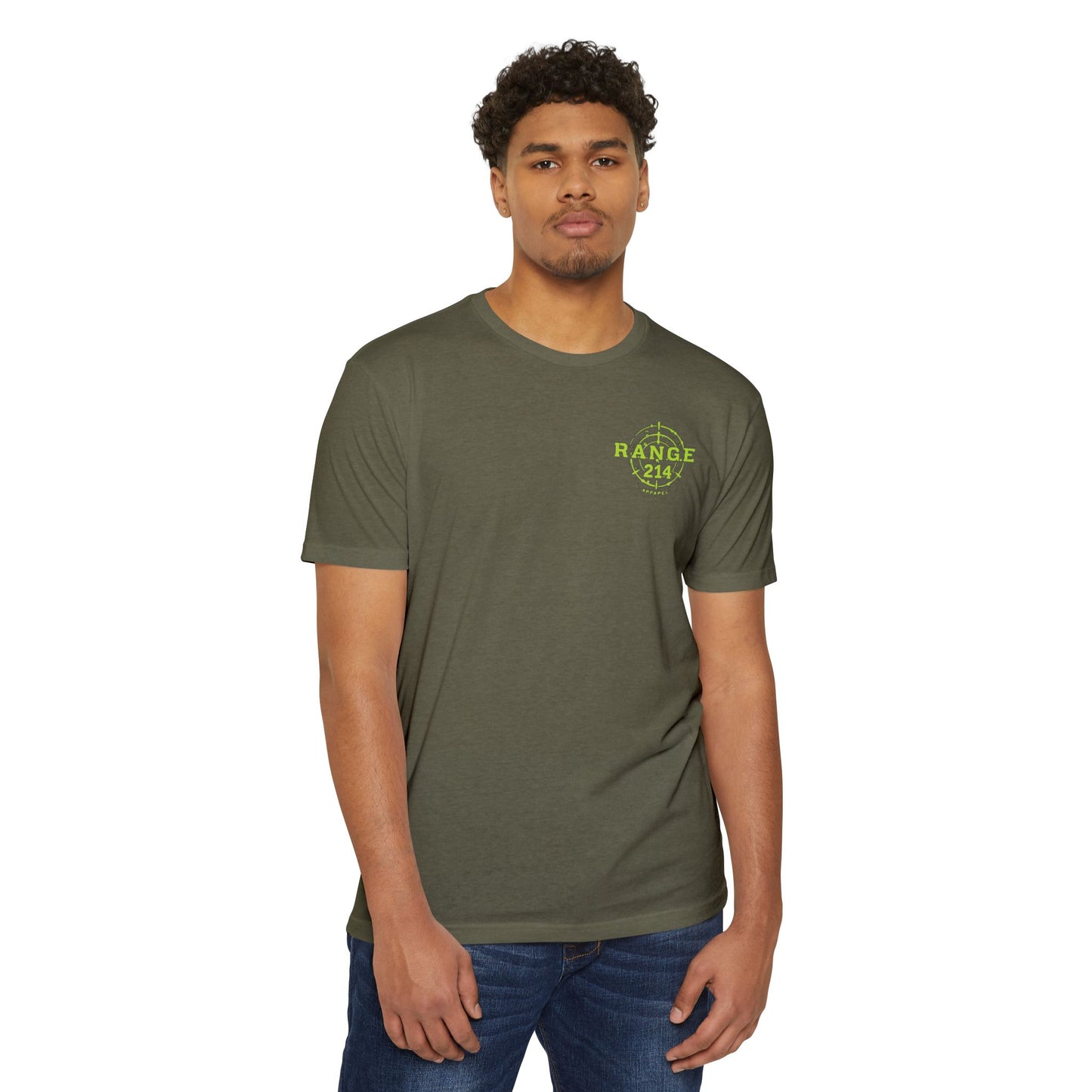 Range 214 Unisex CVC Jersey T-Shirt - Range 214 Shooting Sports Tee