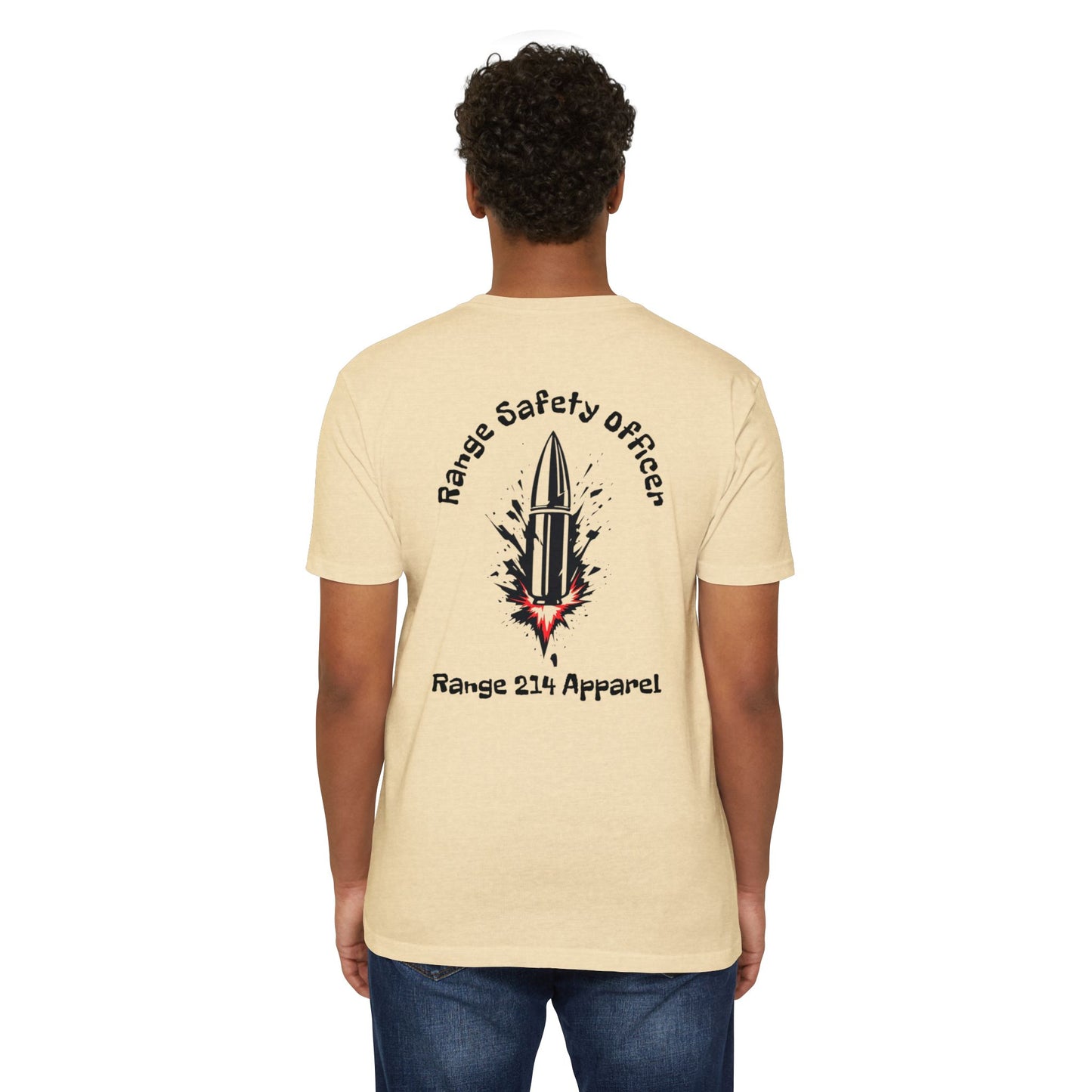 Range 214 Safety Officer T-Shirt - Unisex Shooting Range Apparel