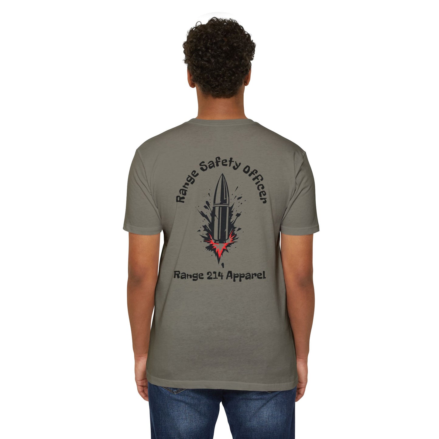 Range 214 Safety Officer T-Shirt - Unisex Shooting Range Apparel