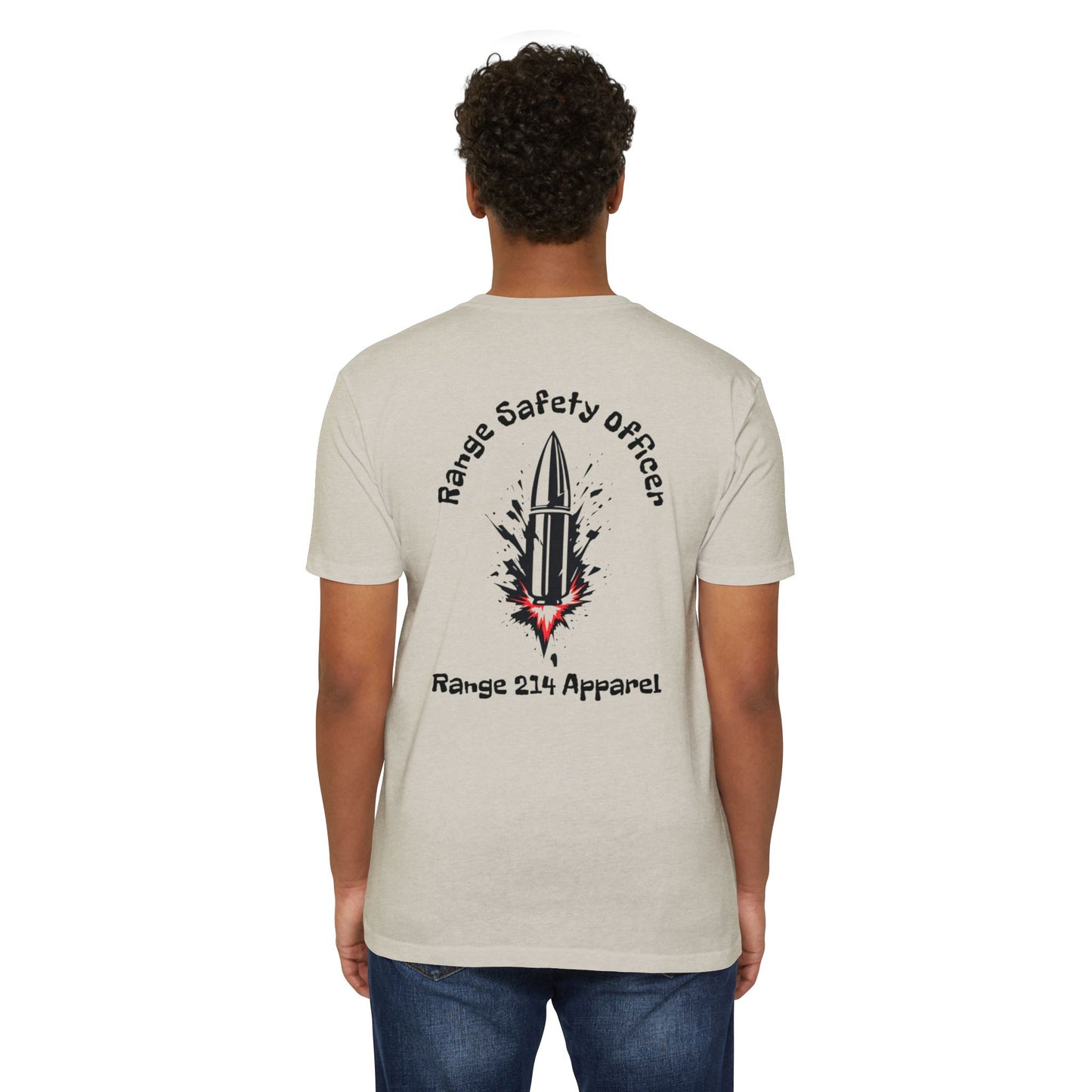 Range 214 Safety Officer T-Shirt - Unisex Shooting Range Apparel