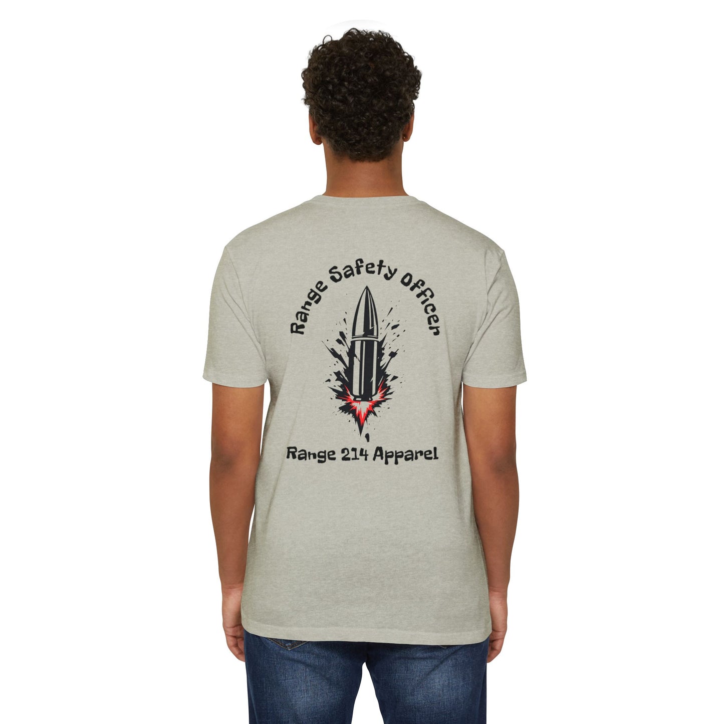 Range 214 Safety Officer T-Shirt - Unisex Shooting Range Apparel