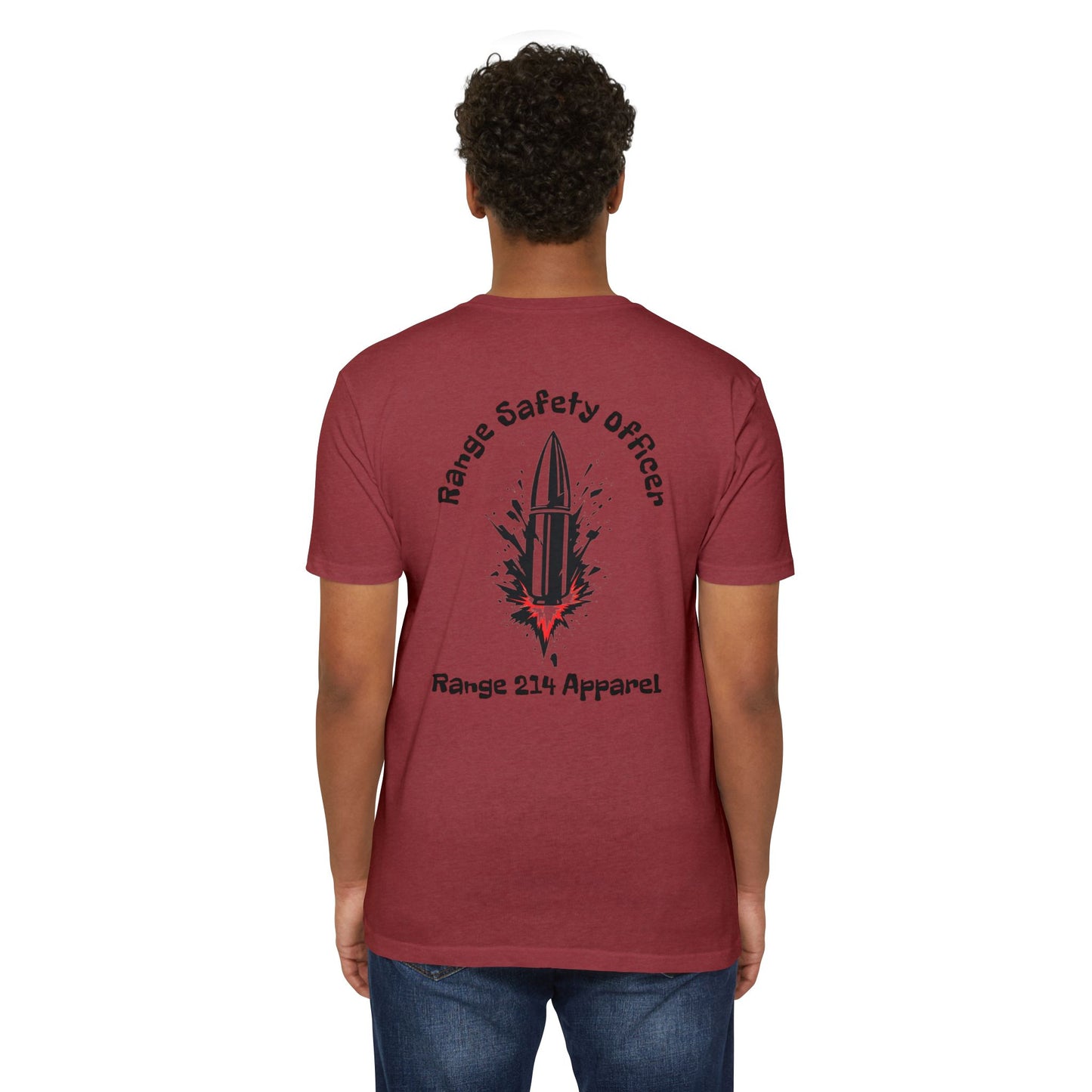 Range 214 Safety Officer T-Shirt - Unisex Shooting Range Apparel