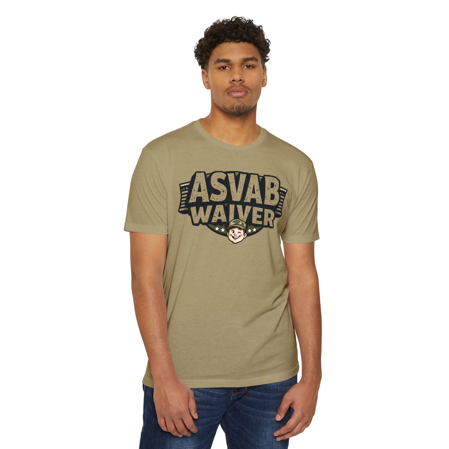 ASVAB Waiver Unisex CVC Jersey T-Shirt - Military Humor Tee