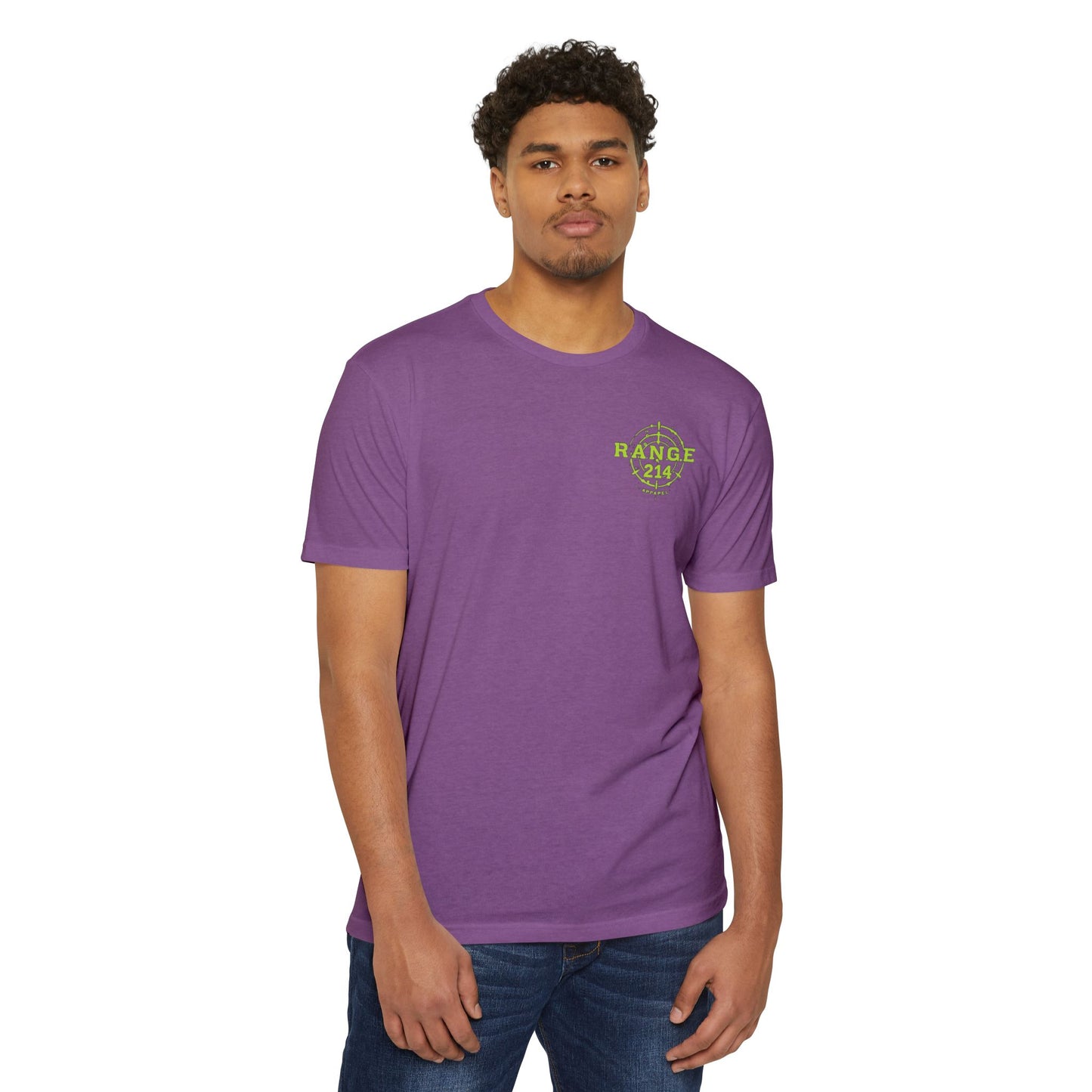 Range 214 Unisex CVC Jersey T-Shirt - Range 214 Shooting Sports Tee