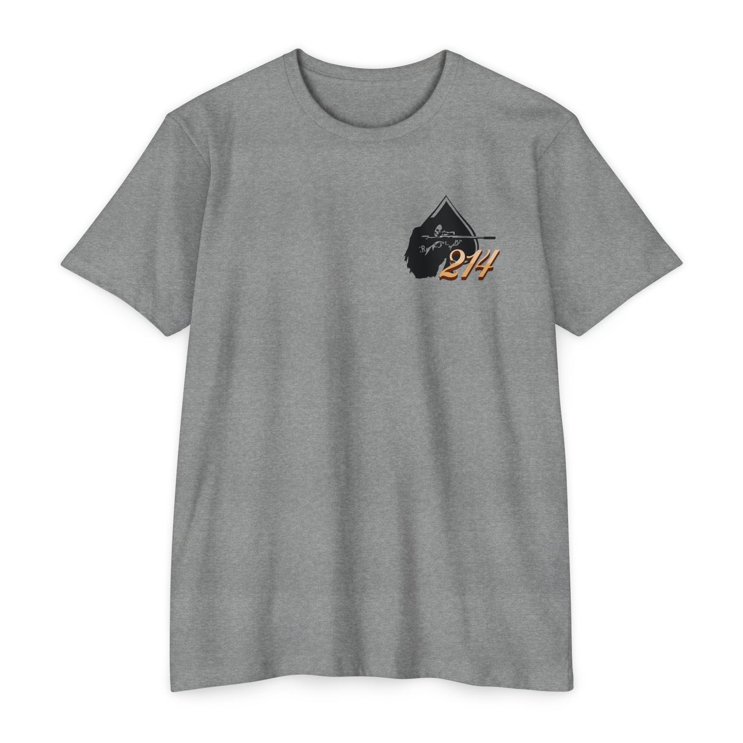 Unisex Skull & Spade Graphic T-Shirt - Range 214 Apparel