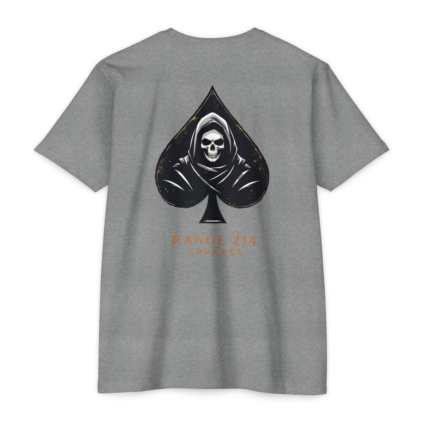 Unisex Skull & Spade Graphic T-Shirt - Range 214 Apparel