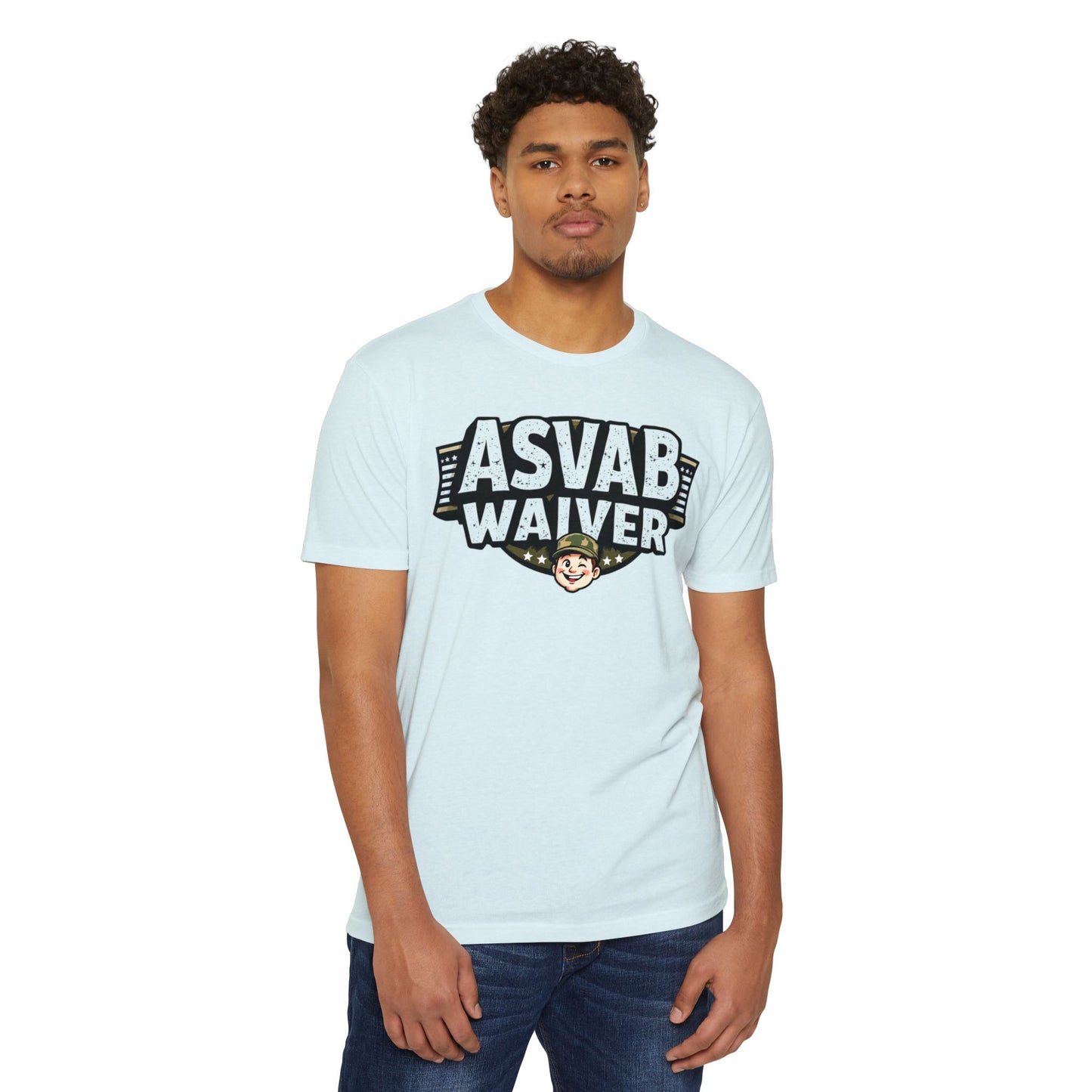 ASVAB Waiver Unisex CVC Jersey T-Shirt - Military Humor Tee