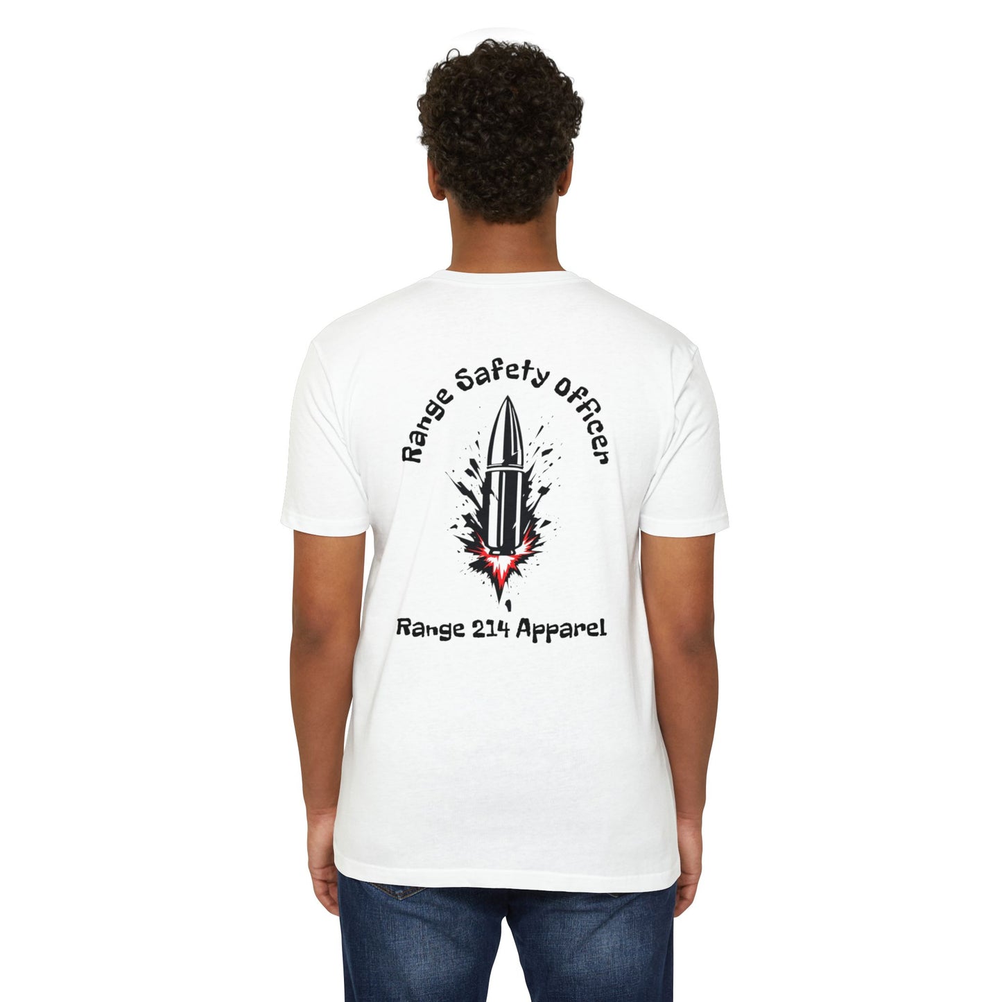 Range 214 Safety Officer T-Shirt - Unisex Shooting Range Apparel