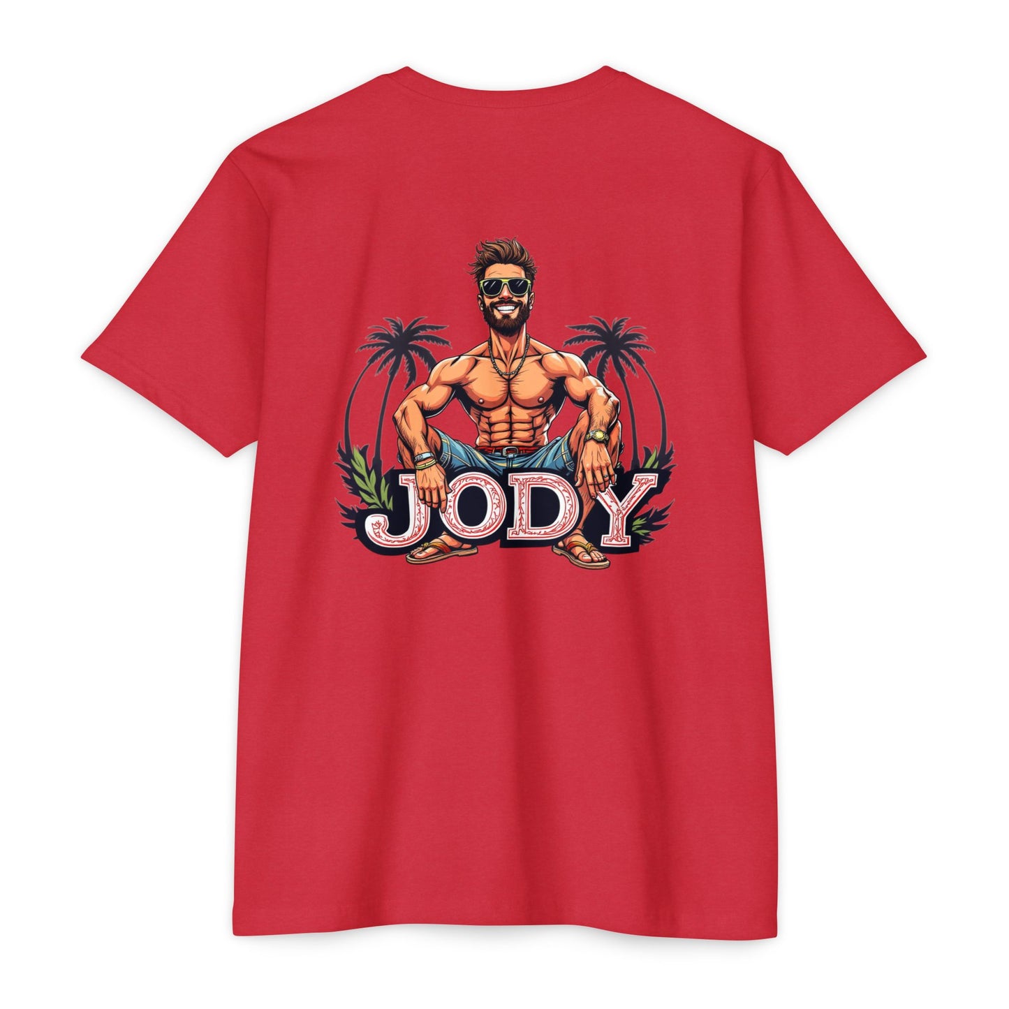 Personalized JODY Graphic Unisex T-Shirt - Casual Beach Vibe, Summer Ready