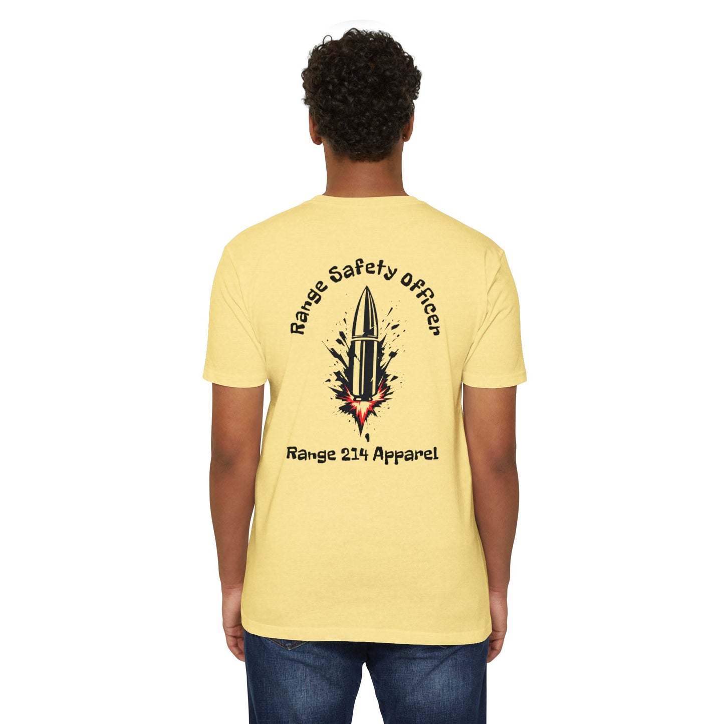 Range 214 Safety Officer T-Shirt - Unisex Shooting Range Apparel